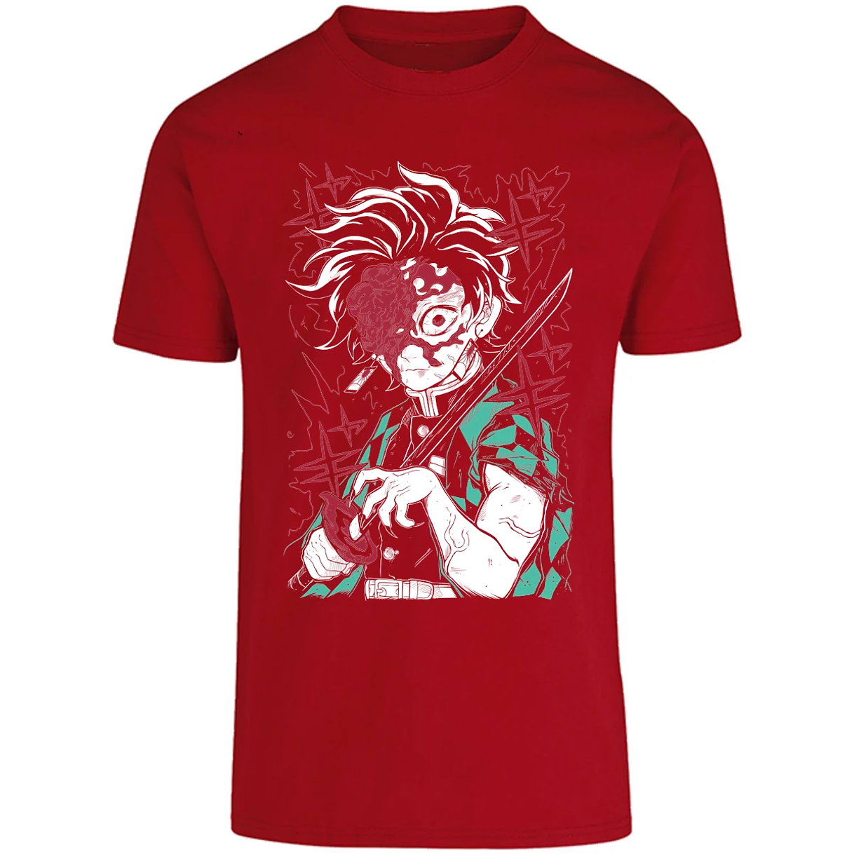 Playera Demon Slayer Tanjiro Demon para Adulto 20