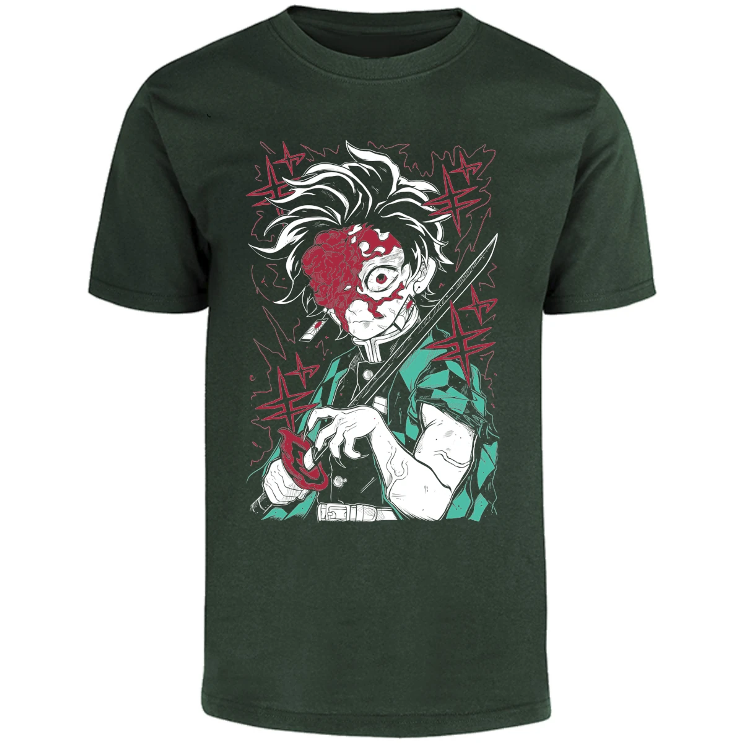 Playera Demon Slayer Tanjiro Demon para Adulto 25