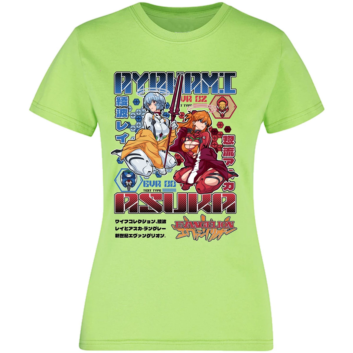 Blusa Evangelion Evangelion Anime Blusa para Mujer 7