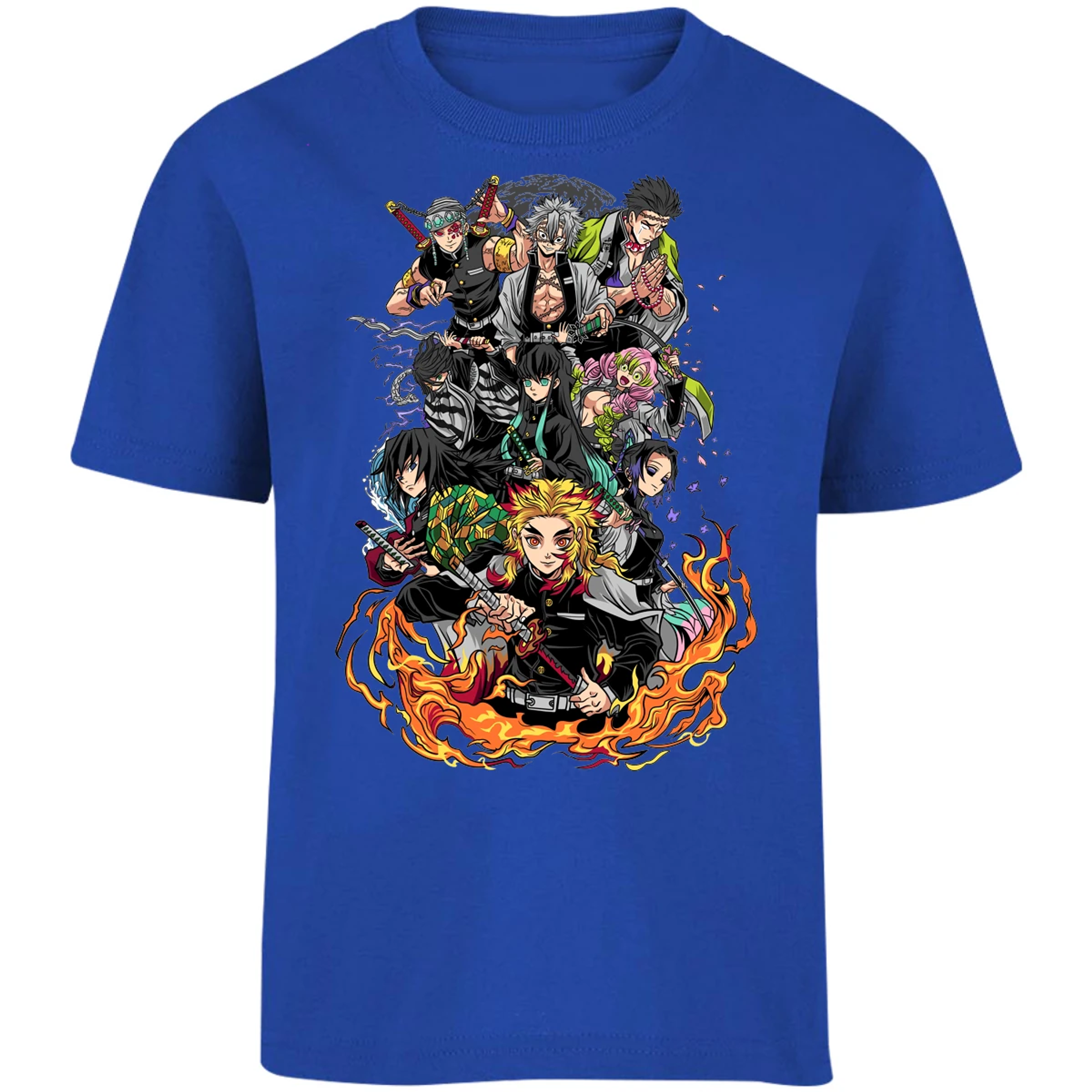 Playera Demon Slayer Pilares Kimetsu para Niño 5