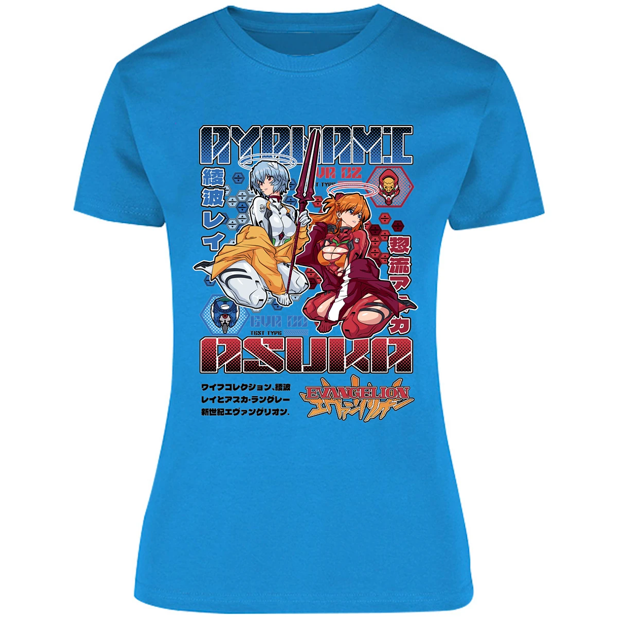 Blusa Evangelion Evangelion Anime Blusa para Mujer 14