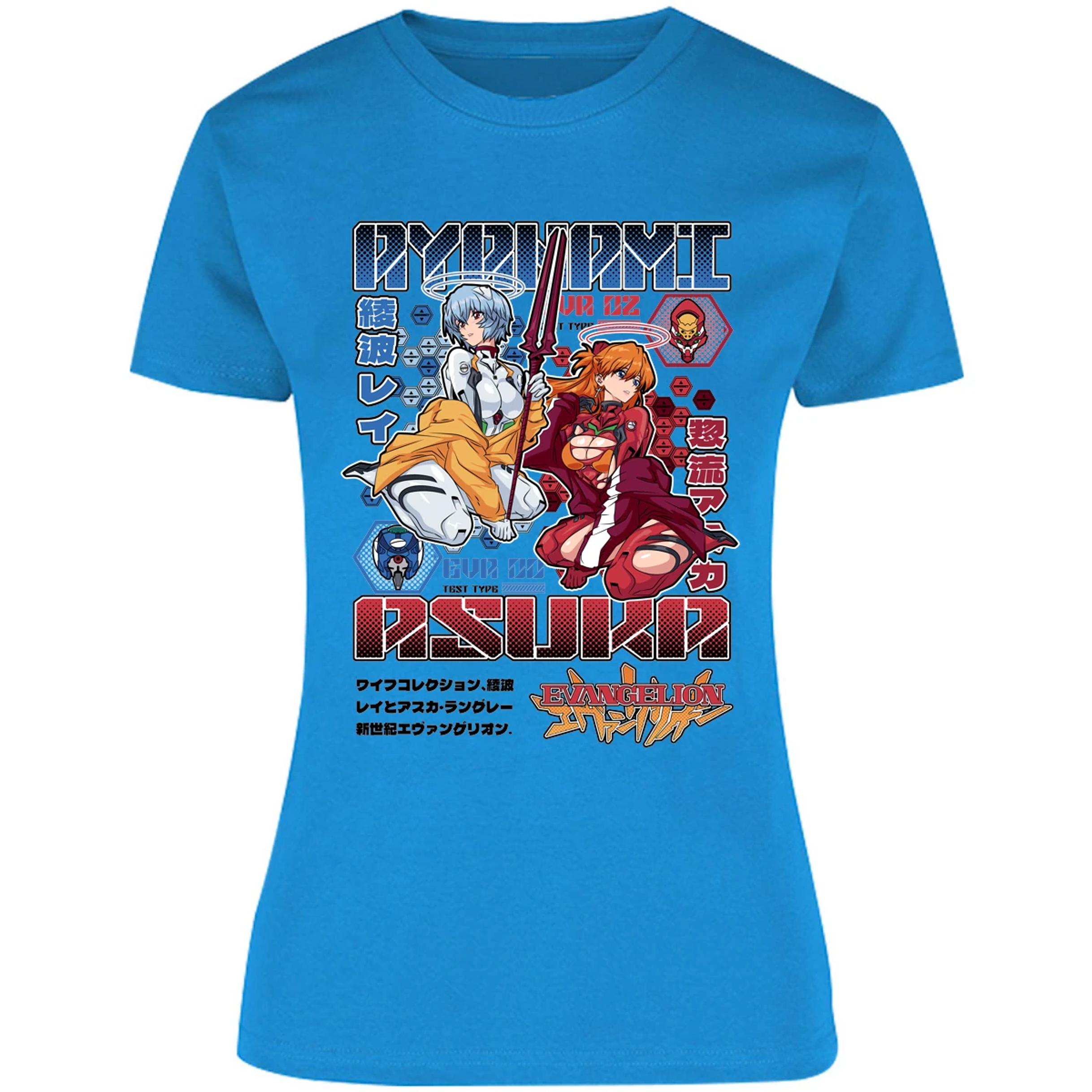 Blusa Evangelion Evangelion Anime Blusa para Mujer 14