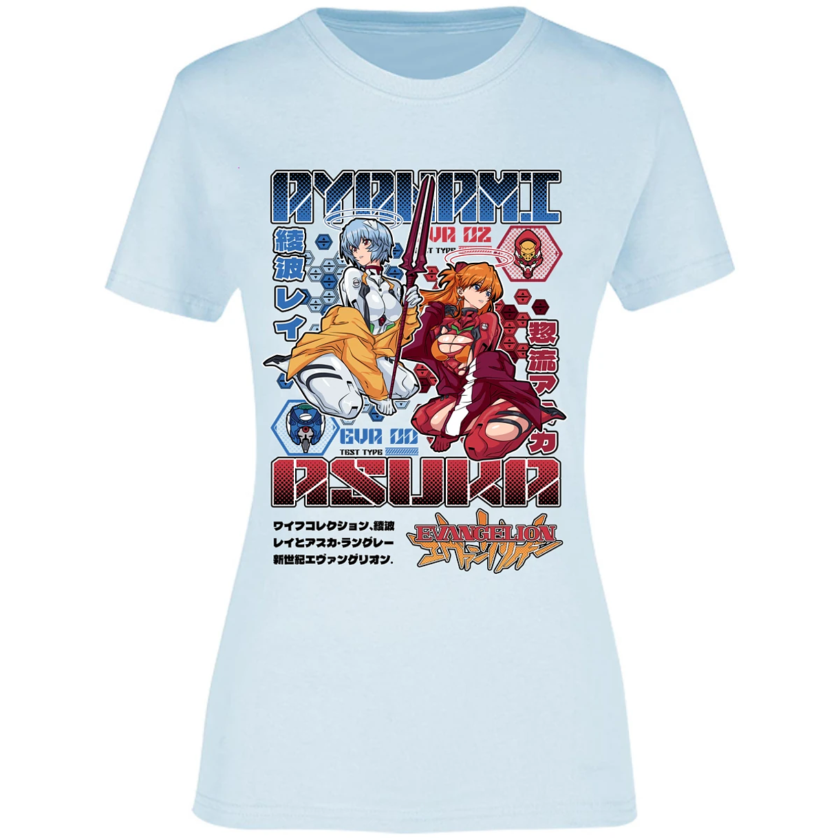 Blusa Evangelion Evangelion Anime Blusa para Mujer 15