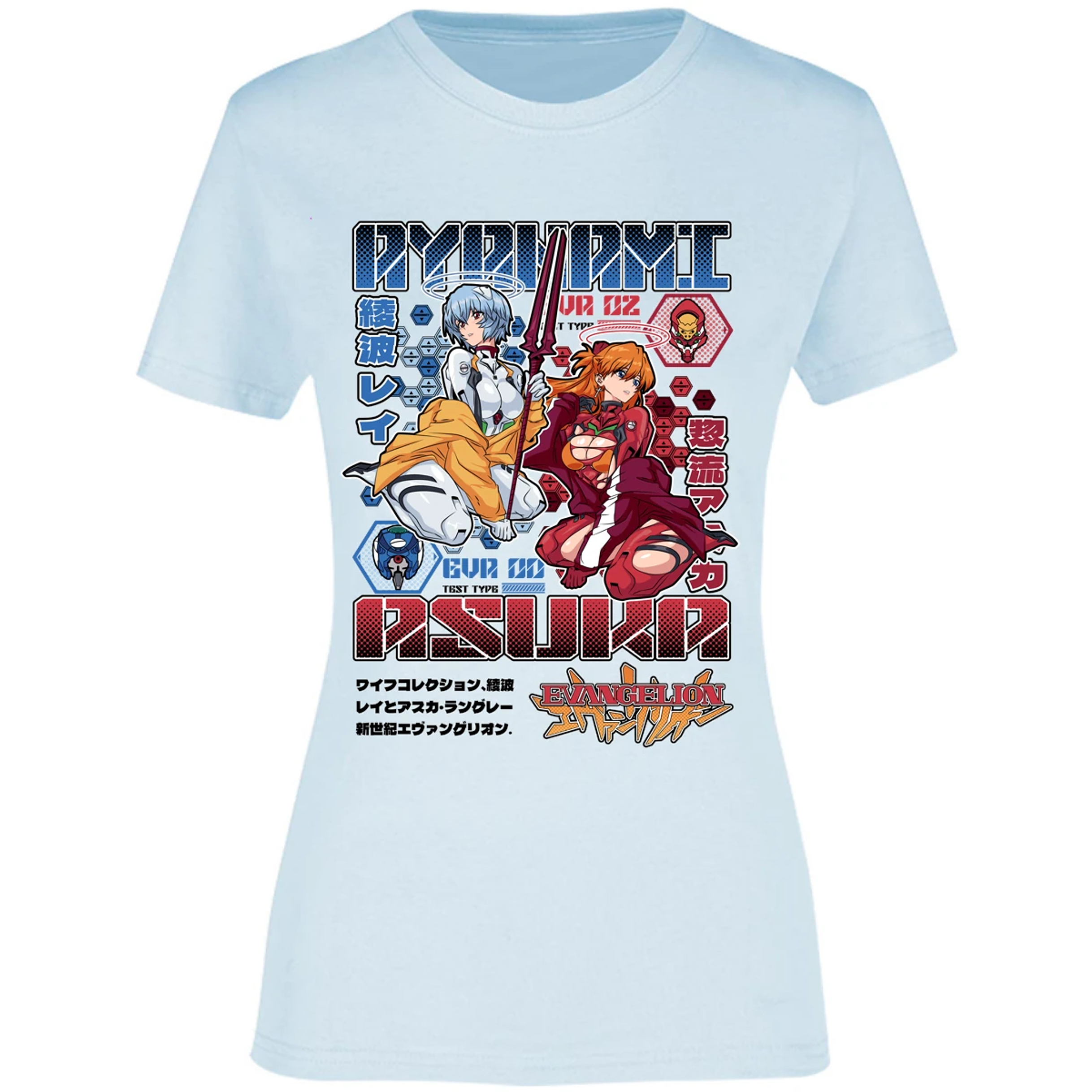 Blusa Evangelion Evangelion Anime Blusa para Mujer 15