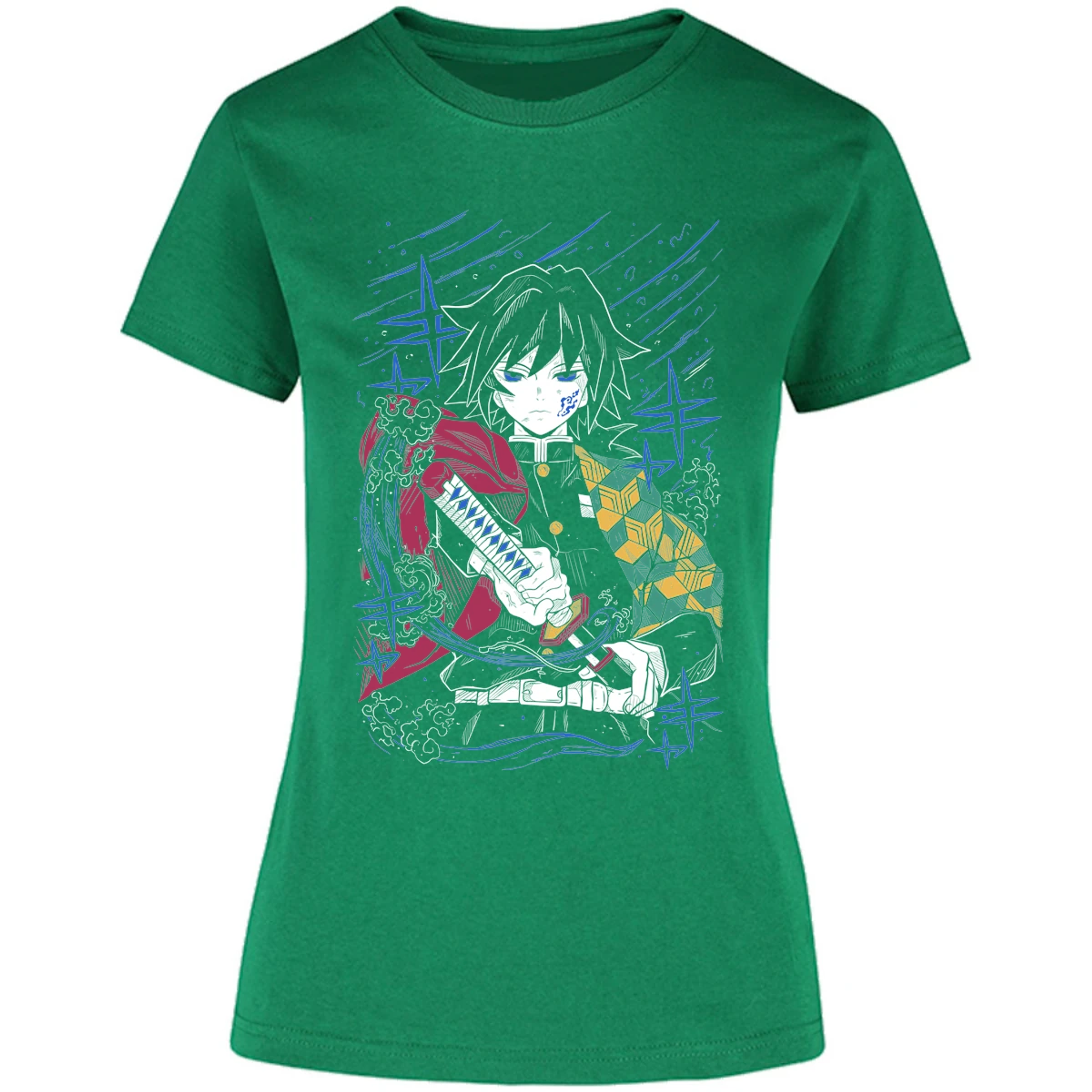 Blusa Demon Slayer Tomioka S Blusa para Mujer 5