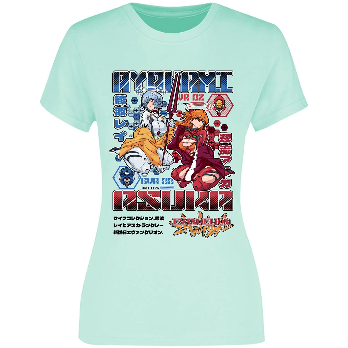 Blusa Evangelion Evangelion Anime Blusa para Mujer 4