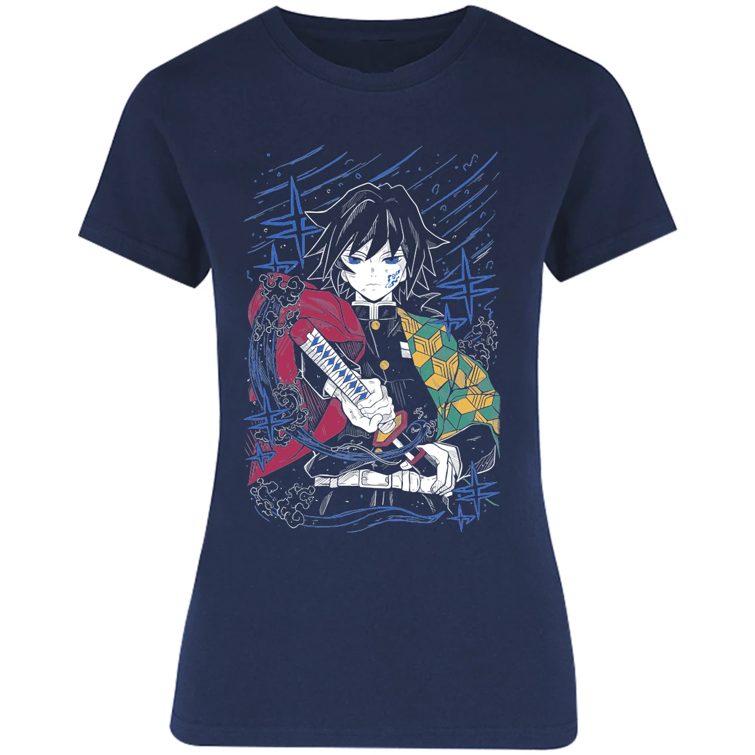 Blusa Demon Slayer Tomioka S Blusa para Mujer 4
