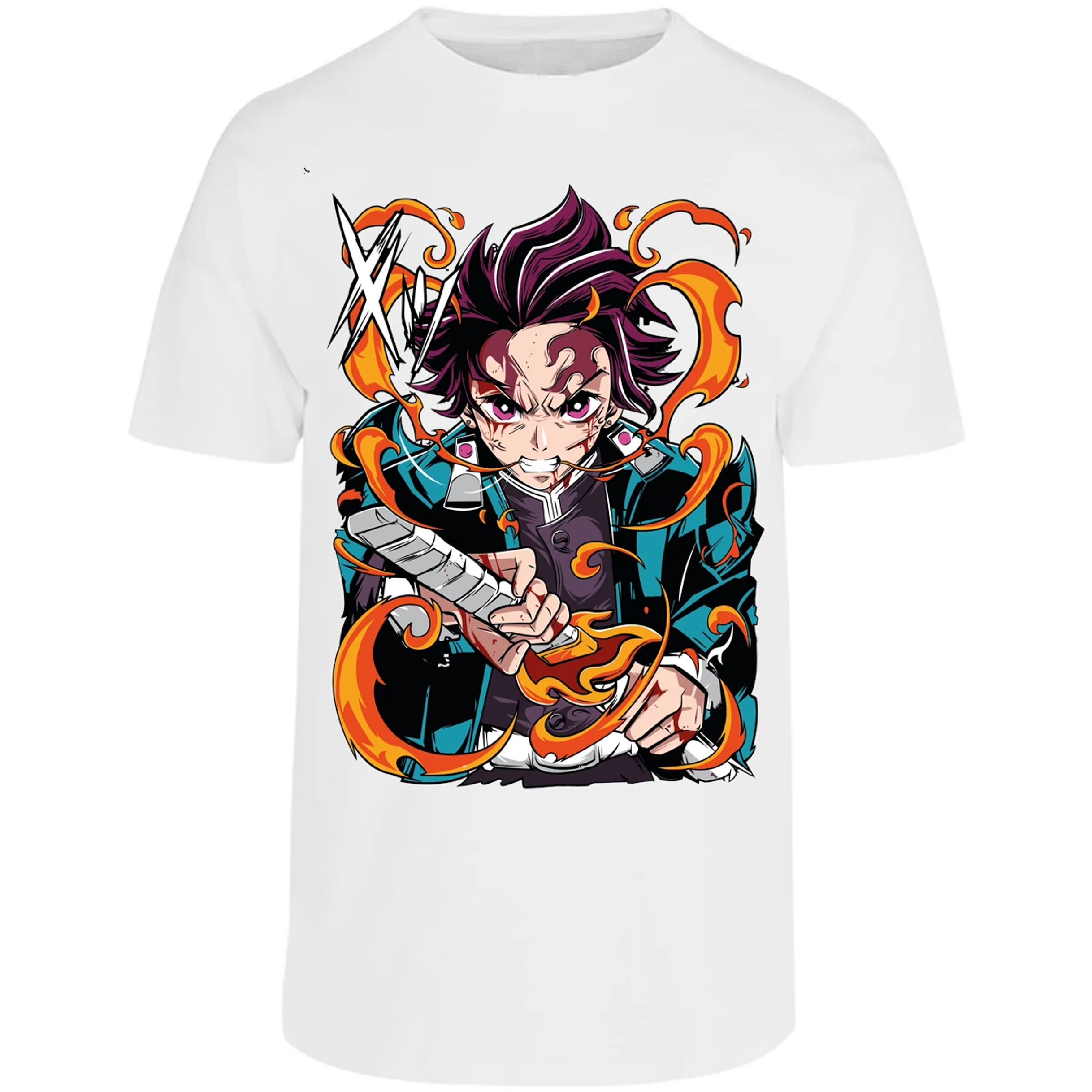 Playera Demon Slayer Tanjiro Kamado Breath para Adulto 24
