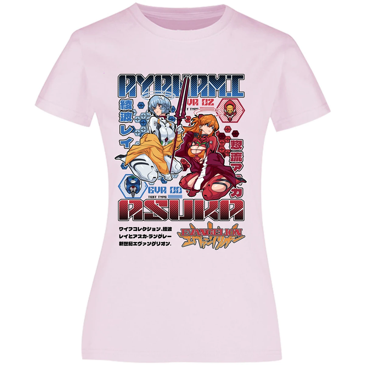 Blusa Evangelion Evangelion Anime Blusa para Mujer 1