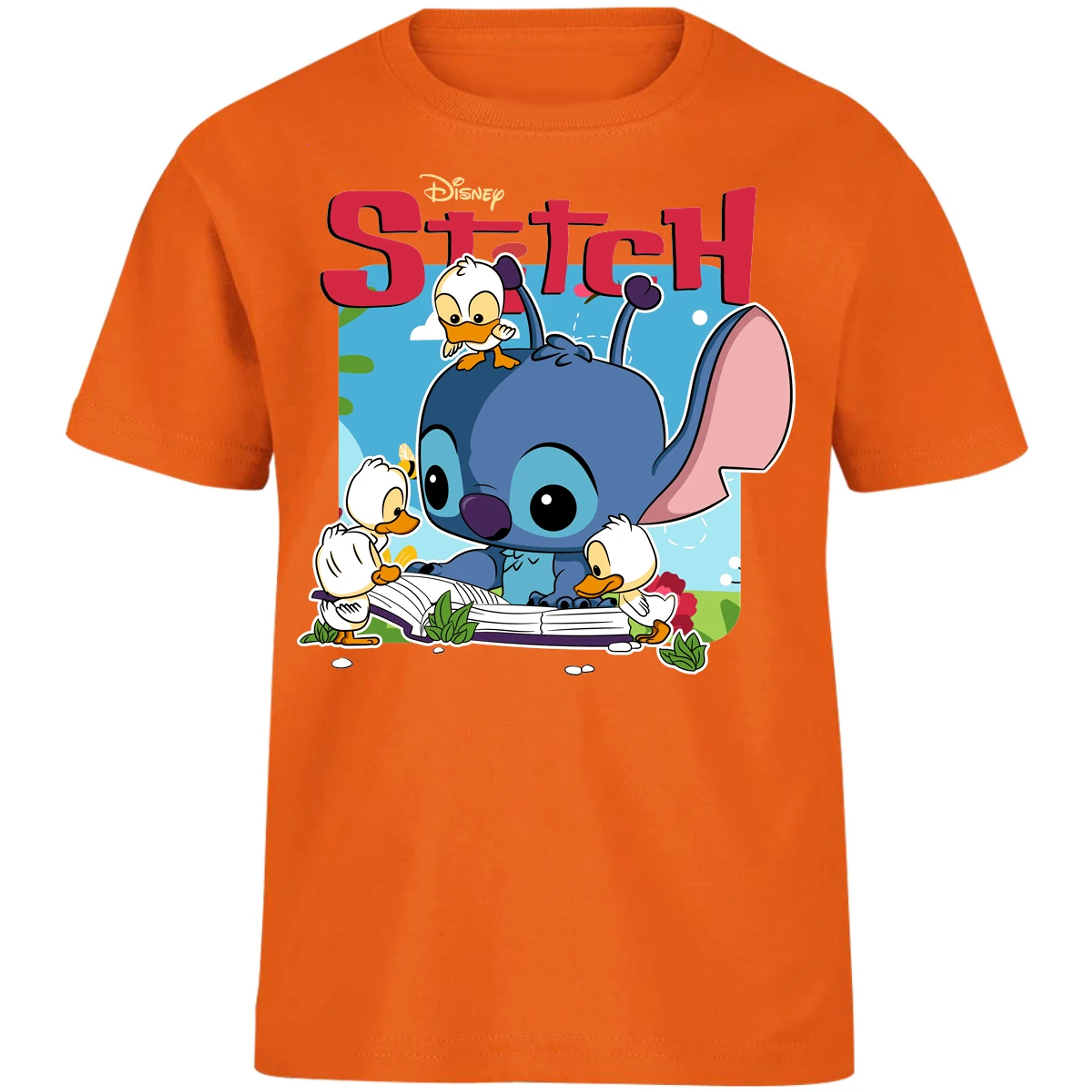 Playera Es De Series Y Peliculas Stitch Patitos Funko para Niño 15
