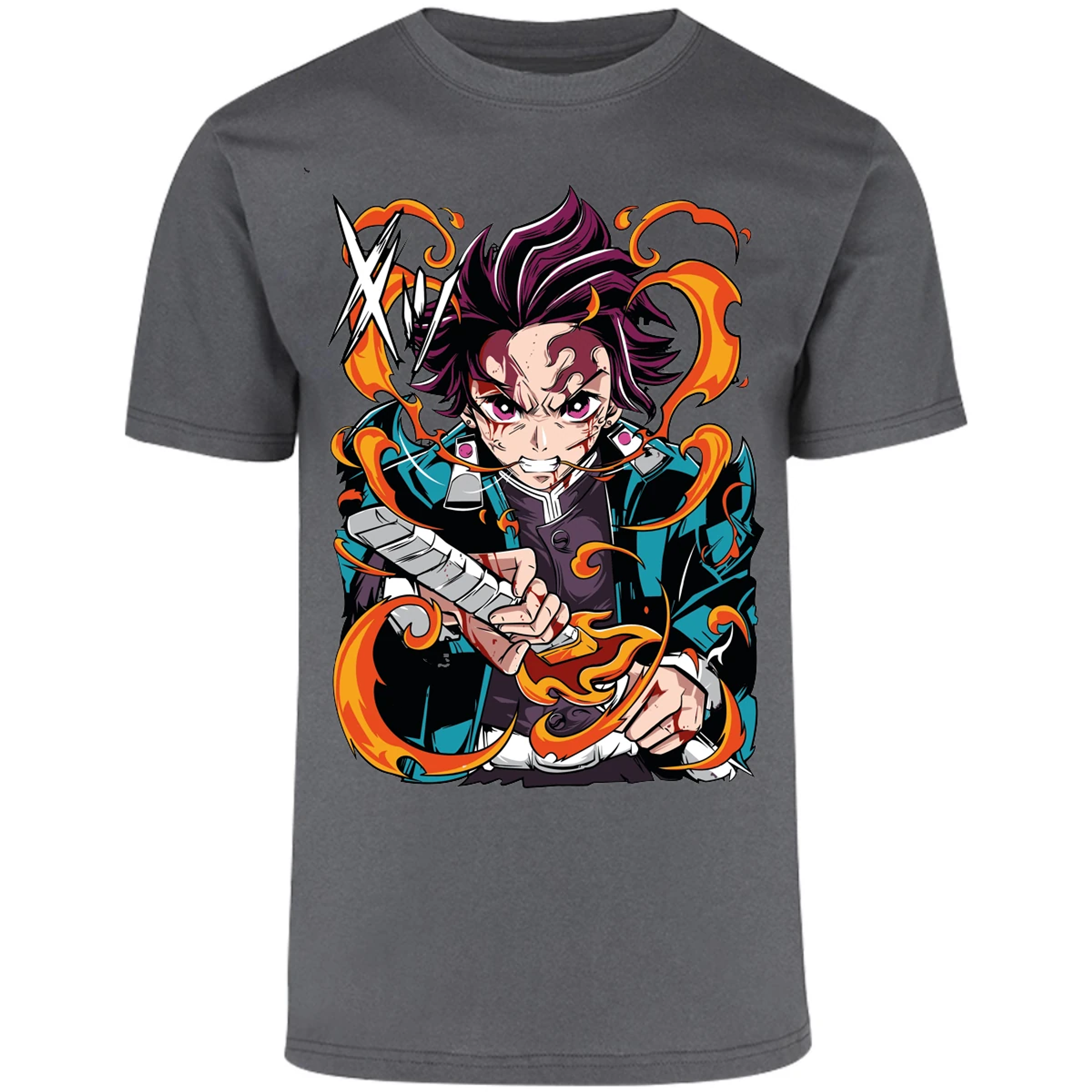 Playera Demon Slayer Tanjiro Kamado Breath para Adulto 30