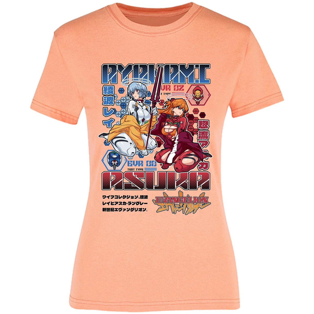 Blusa Evangelion Evangelion Anime Blusa para Mujer 12