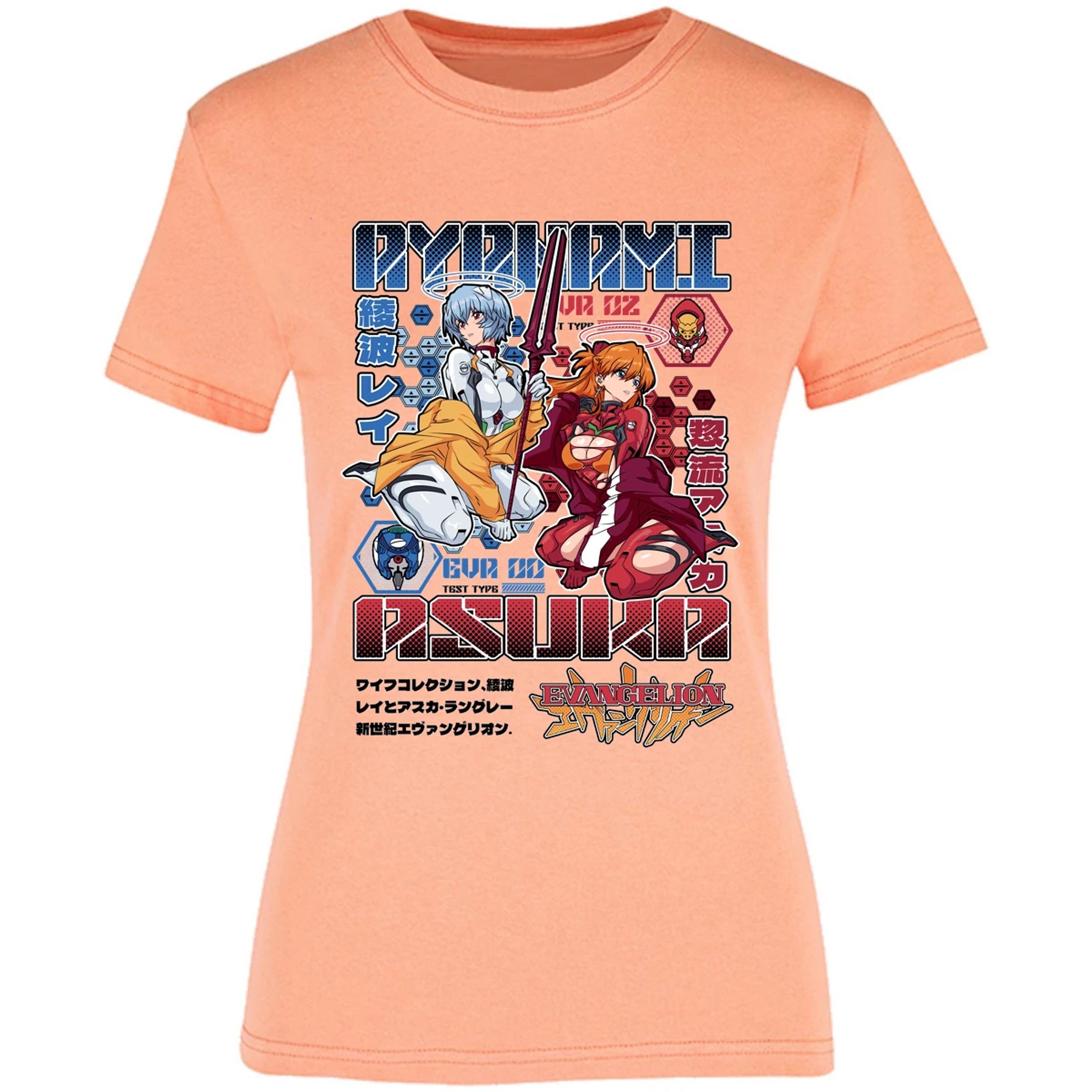 Blusa Evangelion Evangelion Anime Blusa para Mujer 12