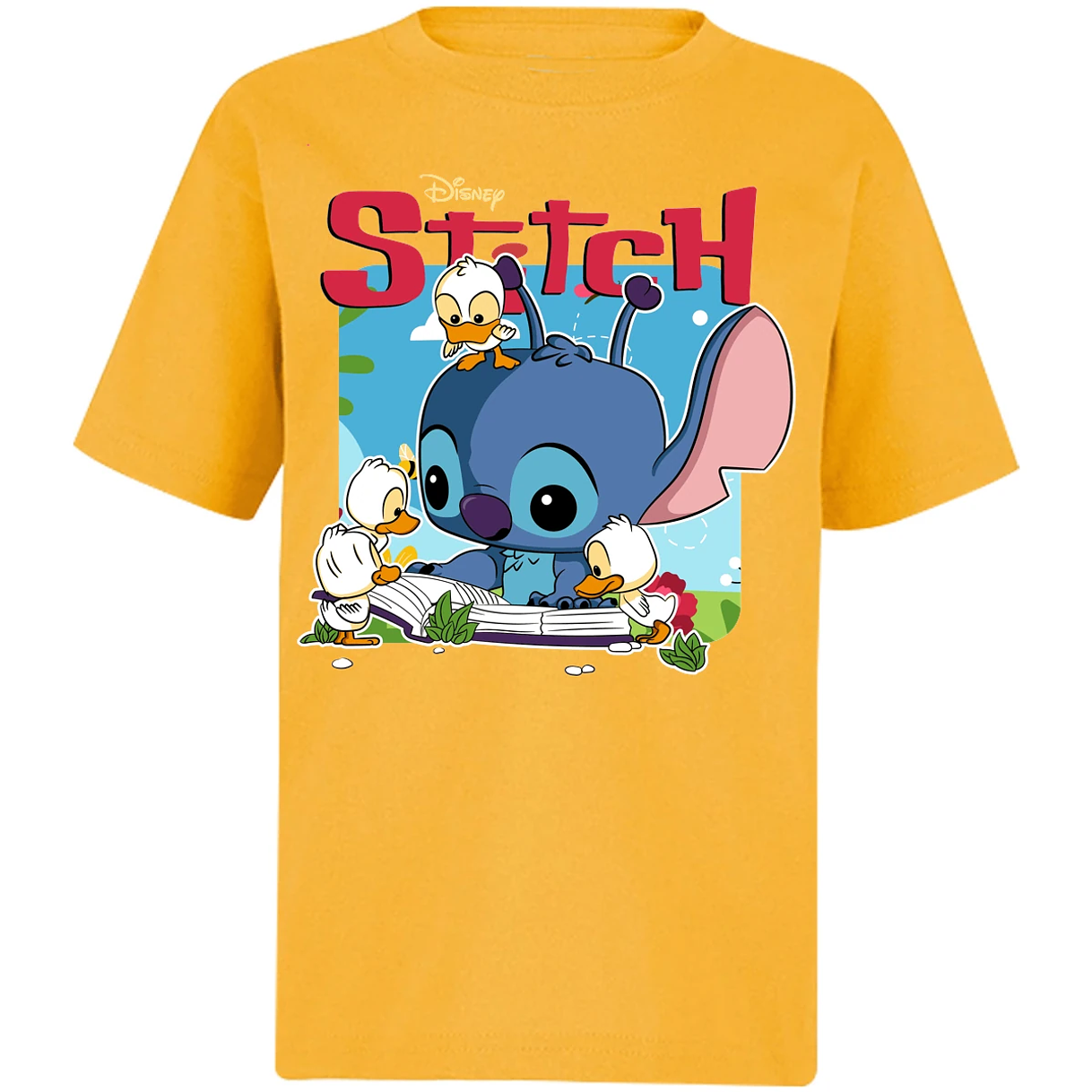 Playera Es De Series Y Peliculas Stitch Patitos Funko para Niño 8