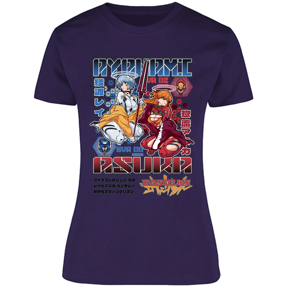 Blusa Evangelion Evangelion Anime Blusa para Mujer 5