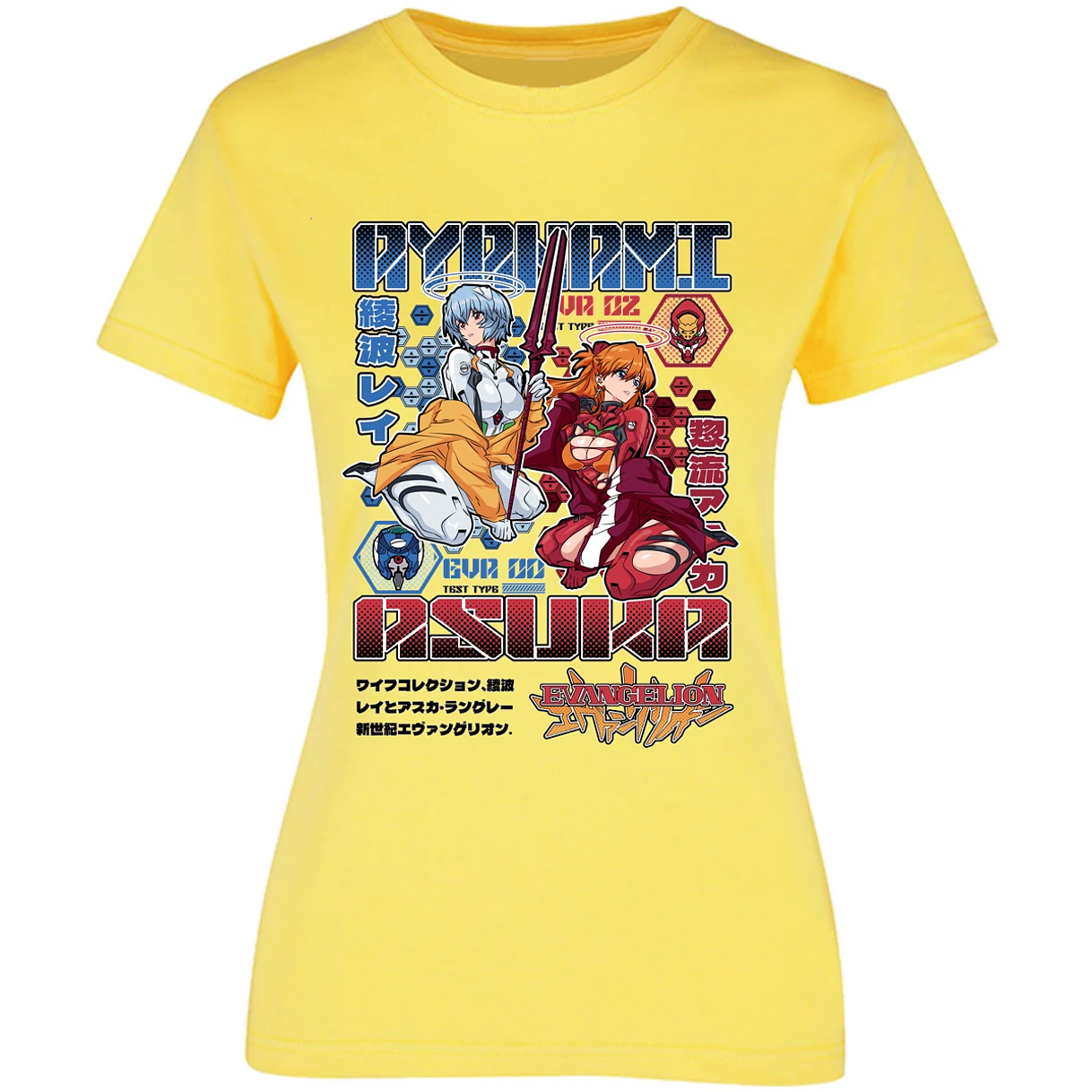 Blusa Evangelion Evangelion Anime Blusa para Mujer 9