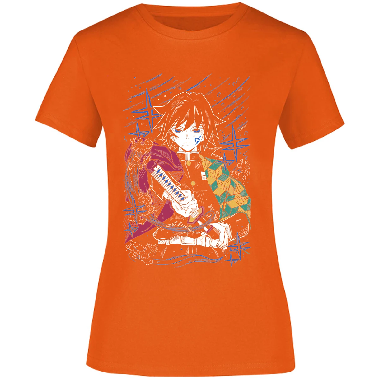 Blusa Demon Slayer Tomioka S Blusa para Mujer 16