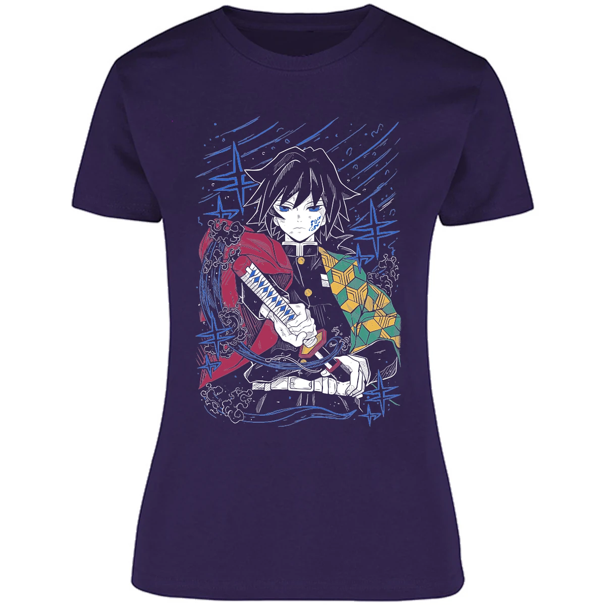 Blusa Demon Slayer Tomioka S Blusa para Mujer 17