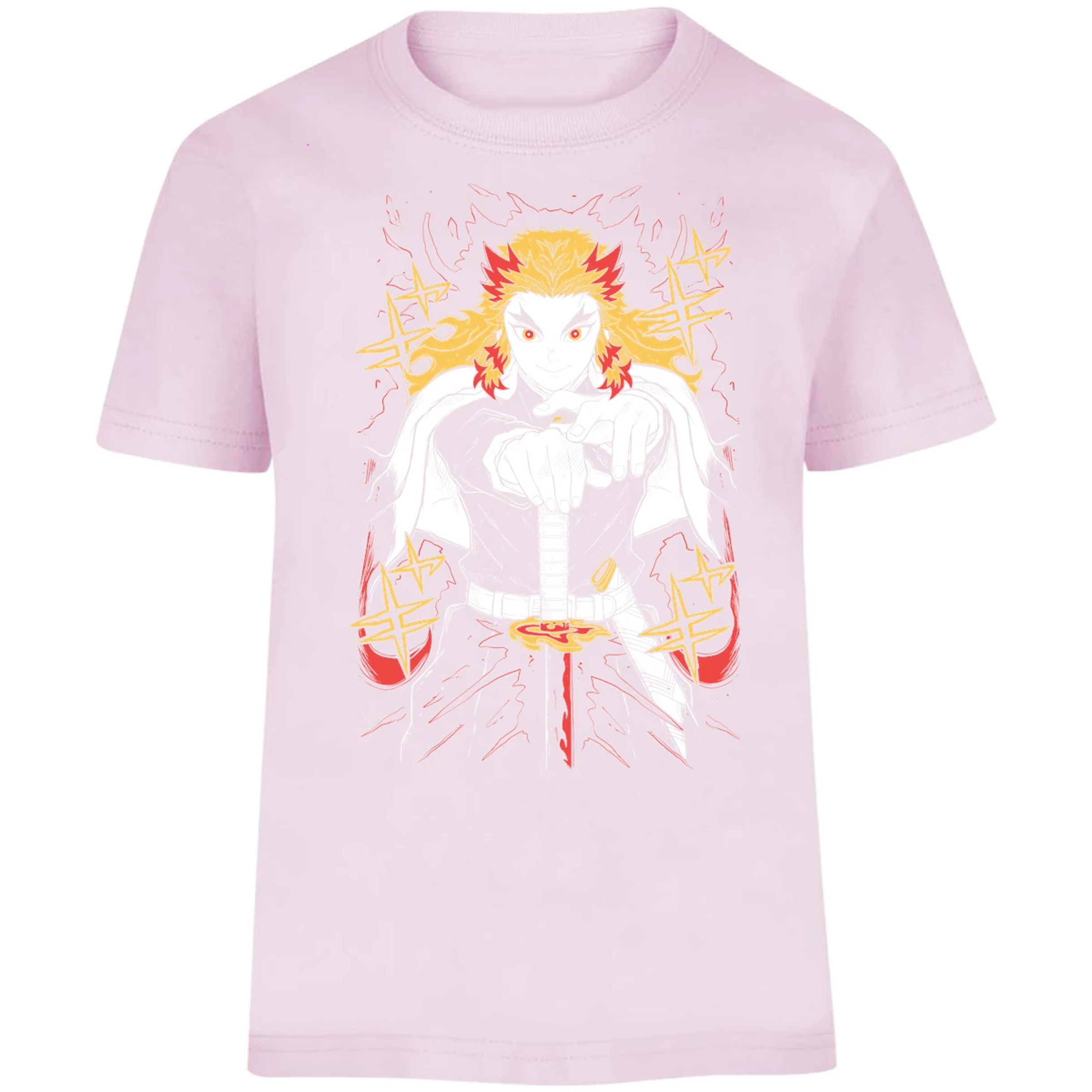Playera Demon Slayer Rengoku para Niño 6