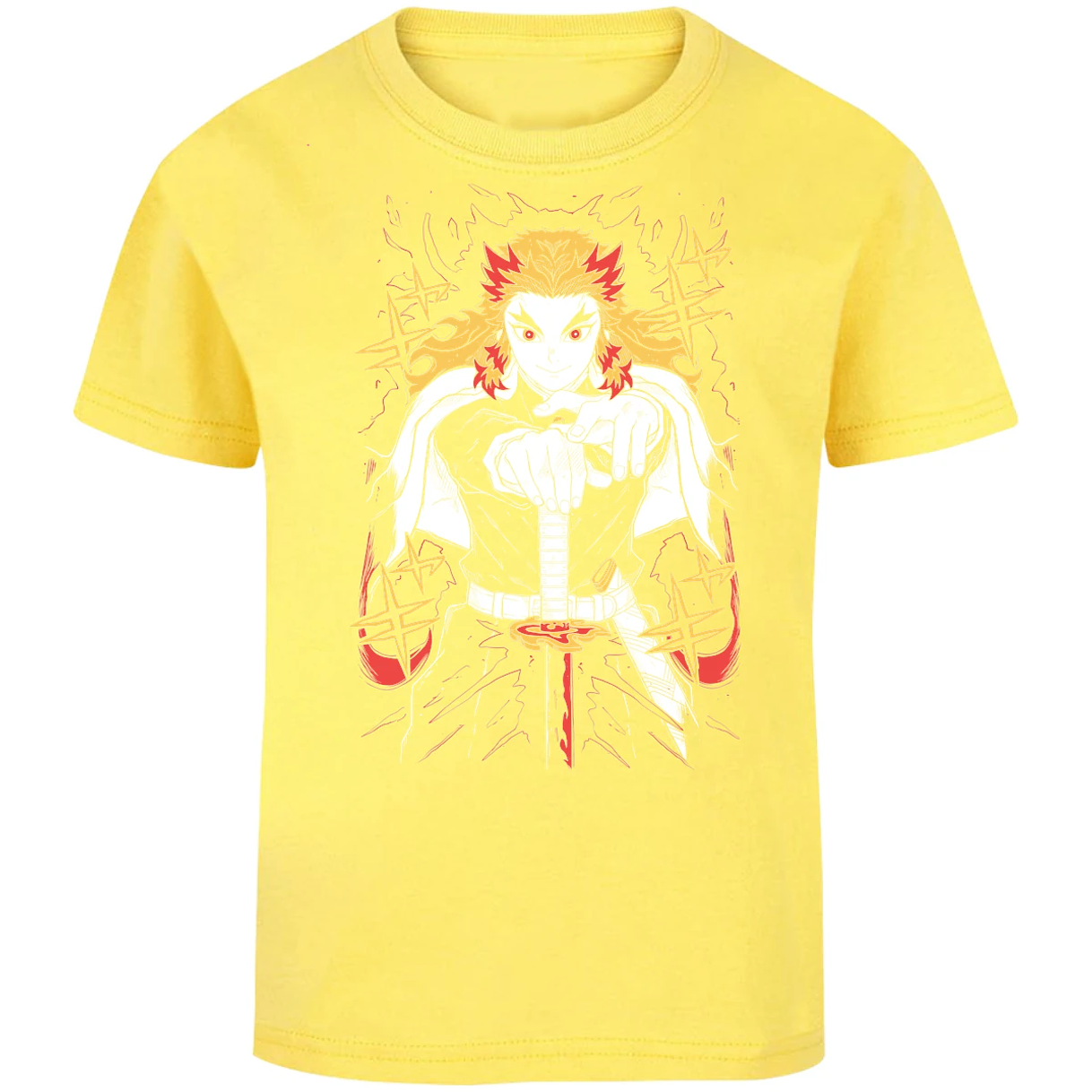 Playera Demon Slayer Rengoku para Niño 9