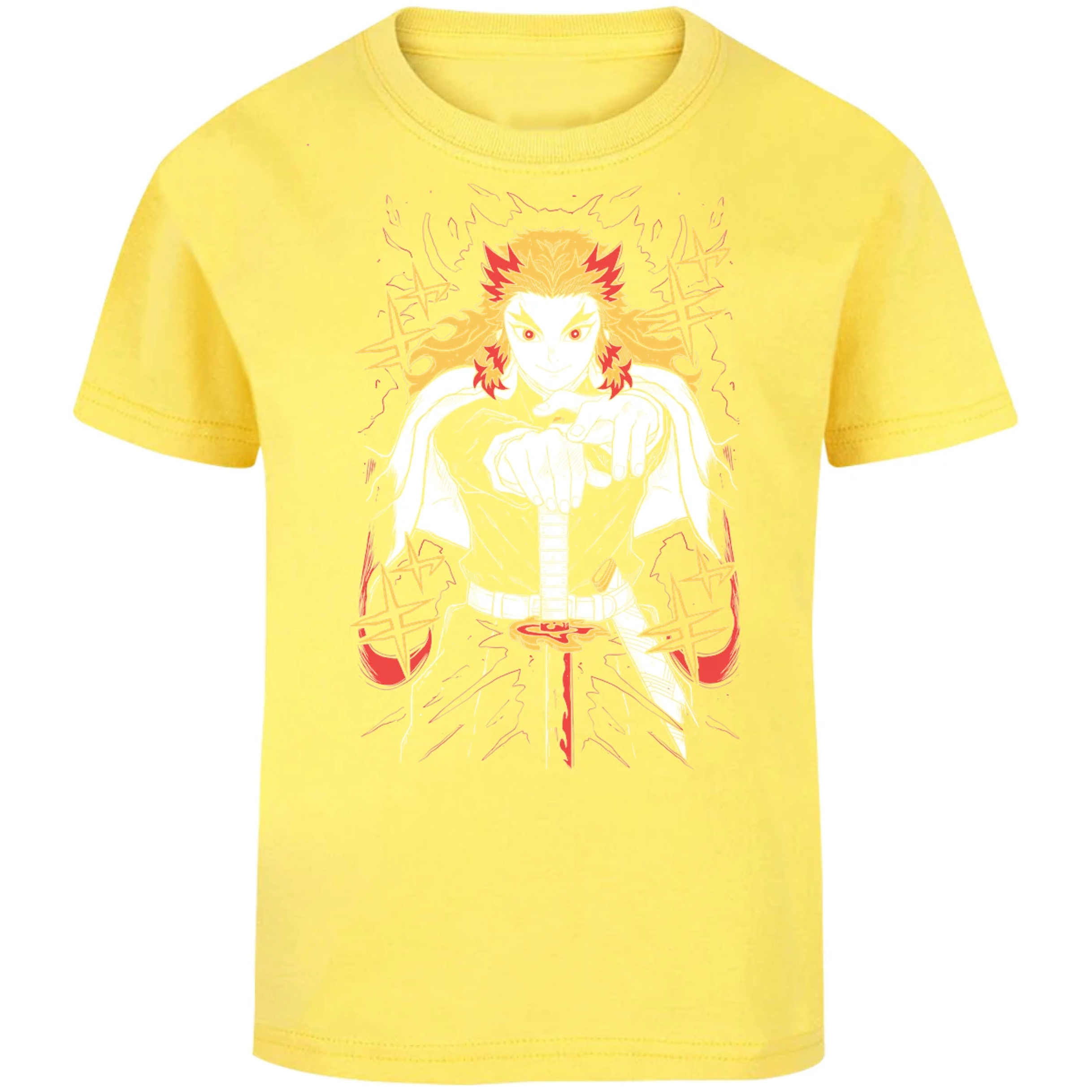 Playera Demon Slayer Rengoku para Niño 9