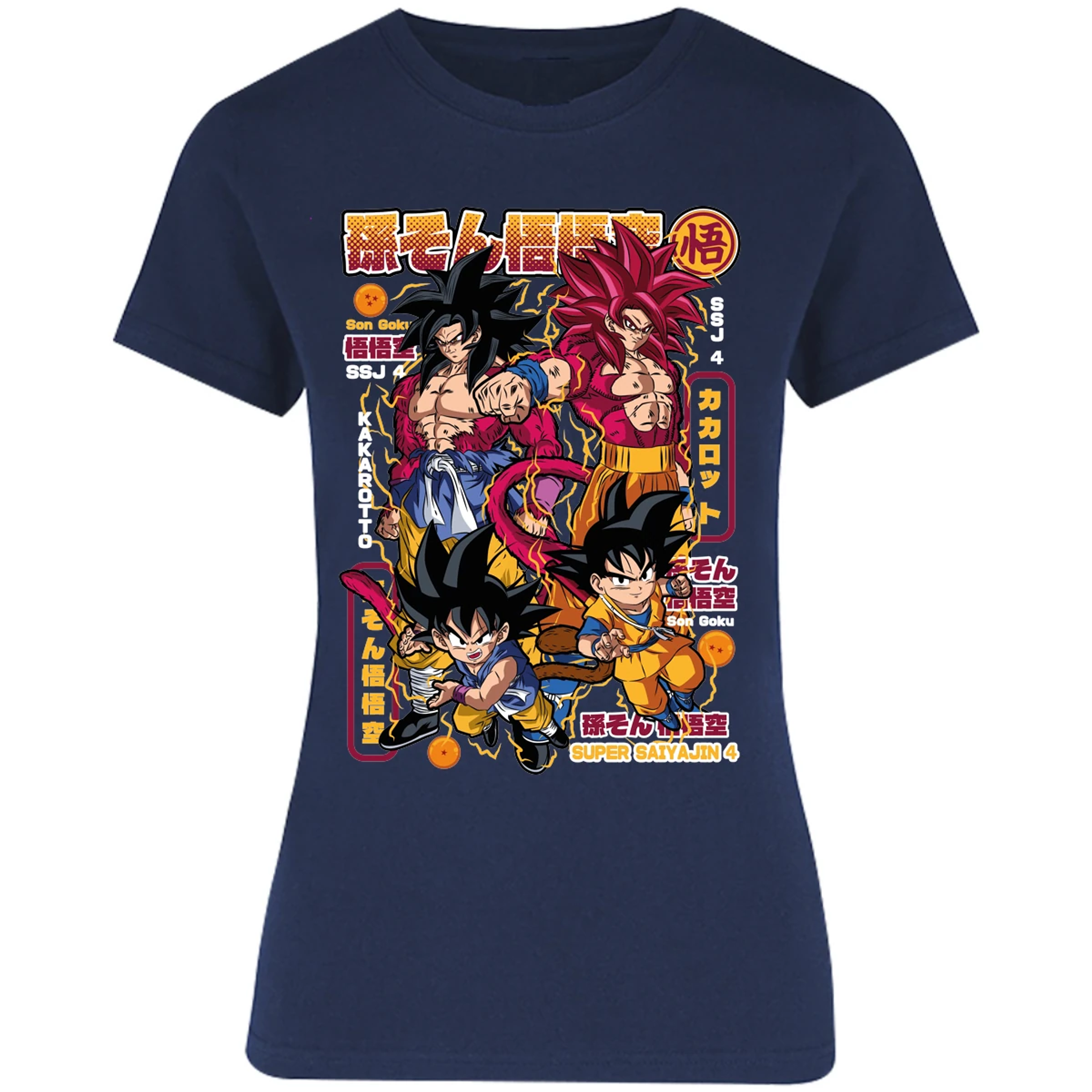 Blusa Dragon Ball Goku Ssj4 Blusa para Mujer 10
