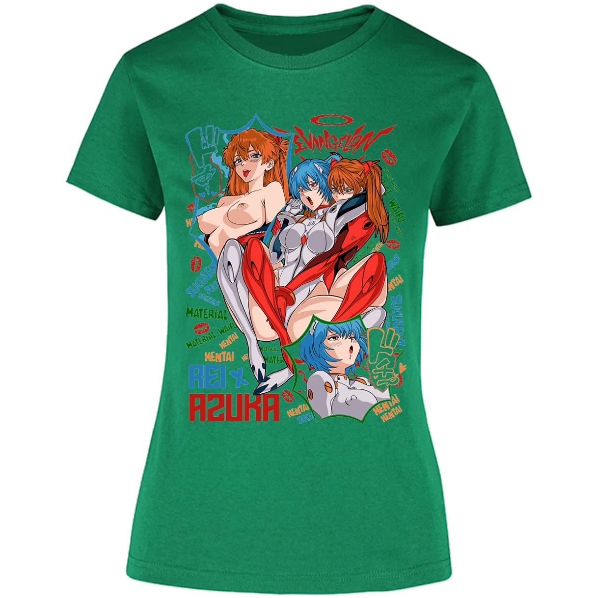 Blusa Evangelion Evangelion H Blusa para Mujer 15