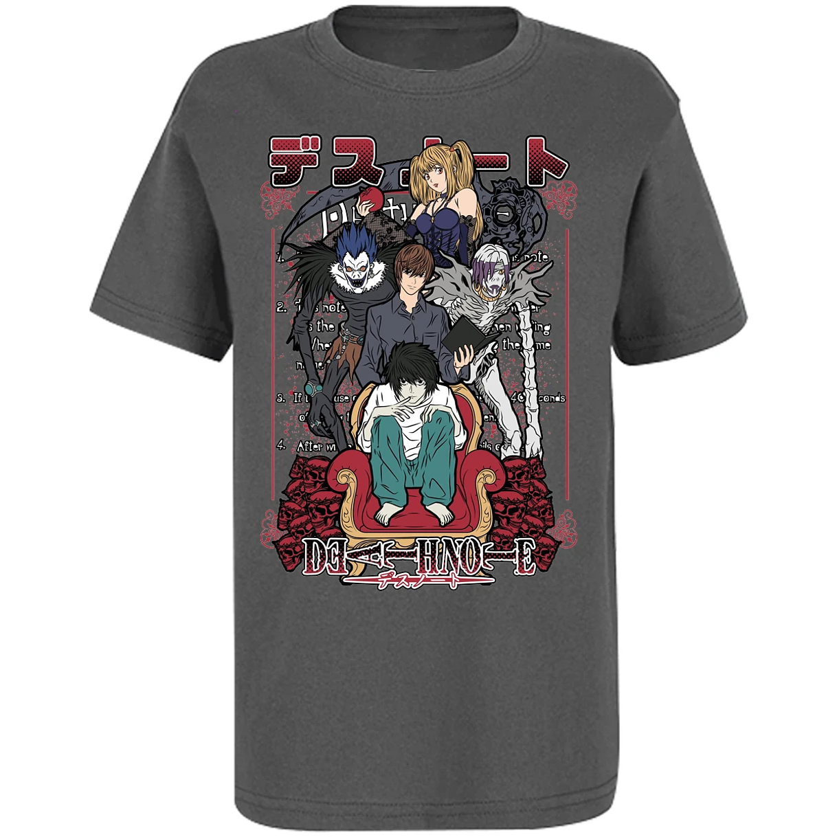 Playera Dragon Ball Death Note Anime para Niño 10