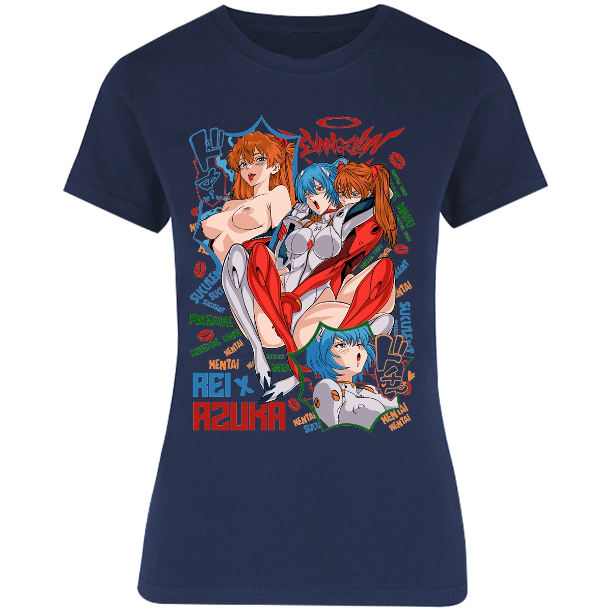 Blusa Evangelion Evangelion H Blusa para Mujer 17