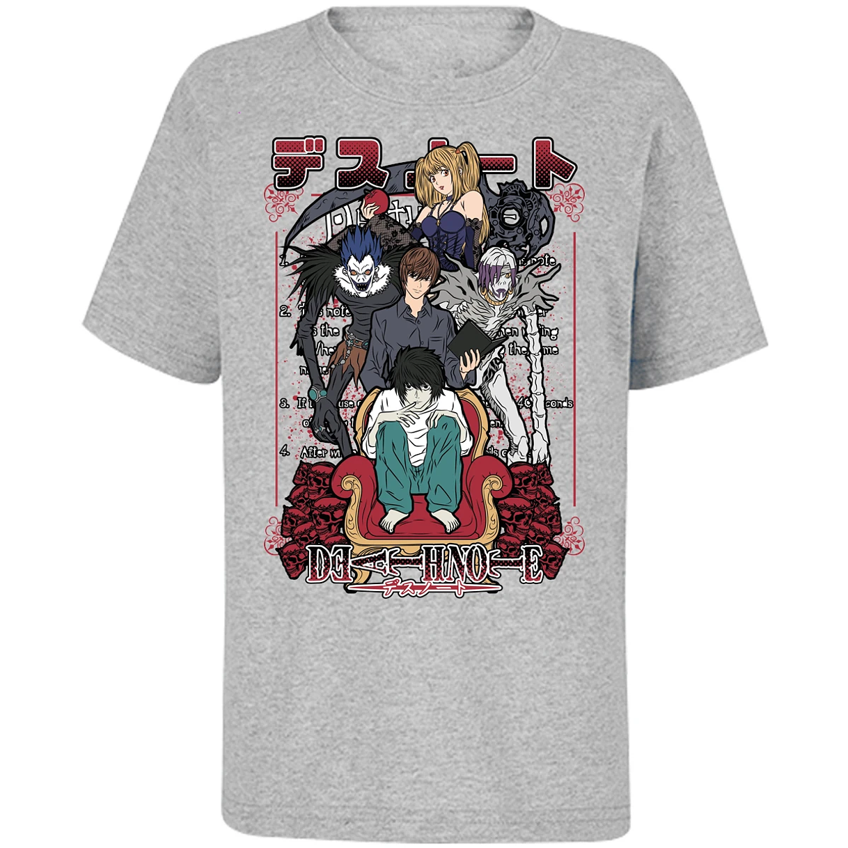 Playera Dragon Ball Death Note Anime para Niño 2