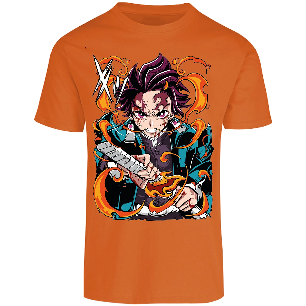 Playera Demon Slayer Tanjiro Kamado Breath para Adulto 13