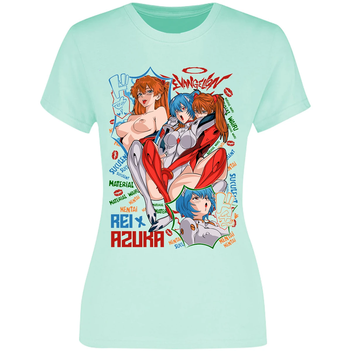 Blusa Evangelion Evangelion H Blusa para Mujer 3