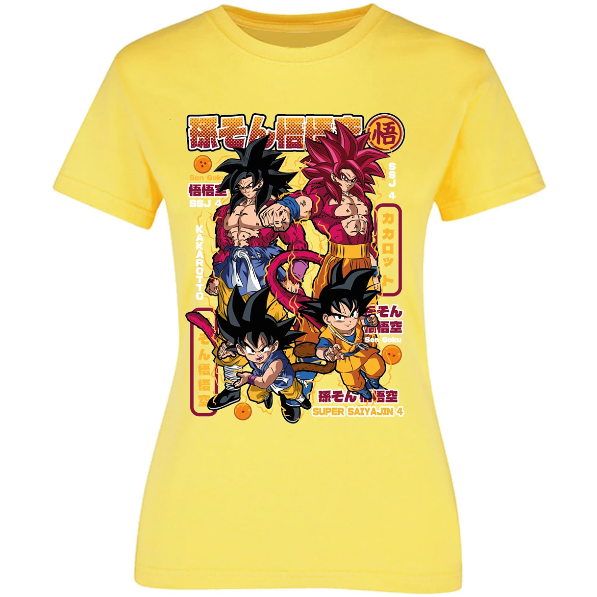 Blusa Dragon Ball Goku Ssj4 Blusa para Mujer 2