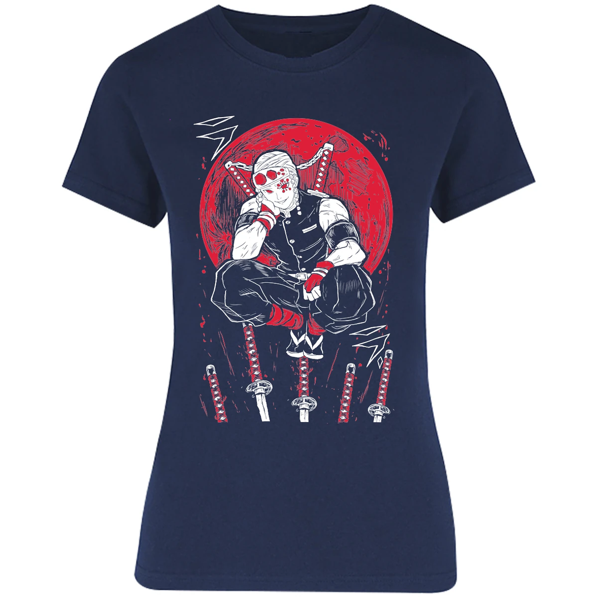 Blusa Demon Slayer Uzui S Blusa para Mujer 6