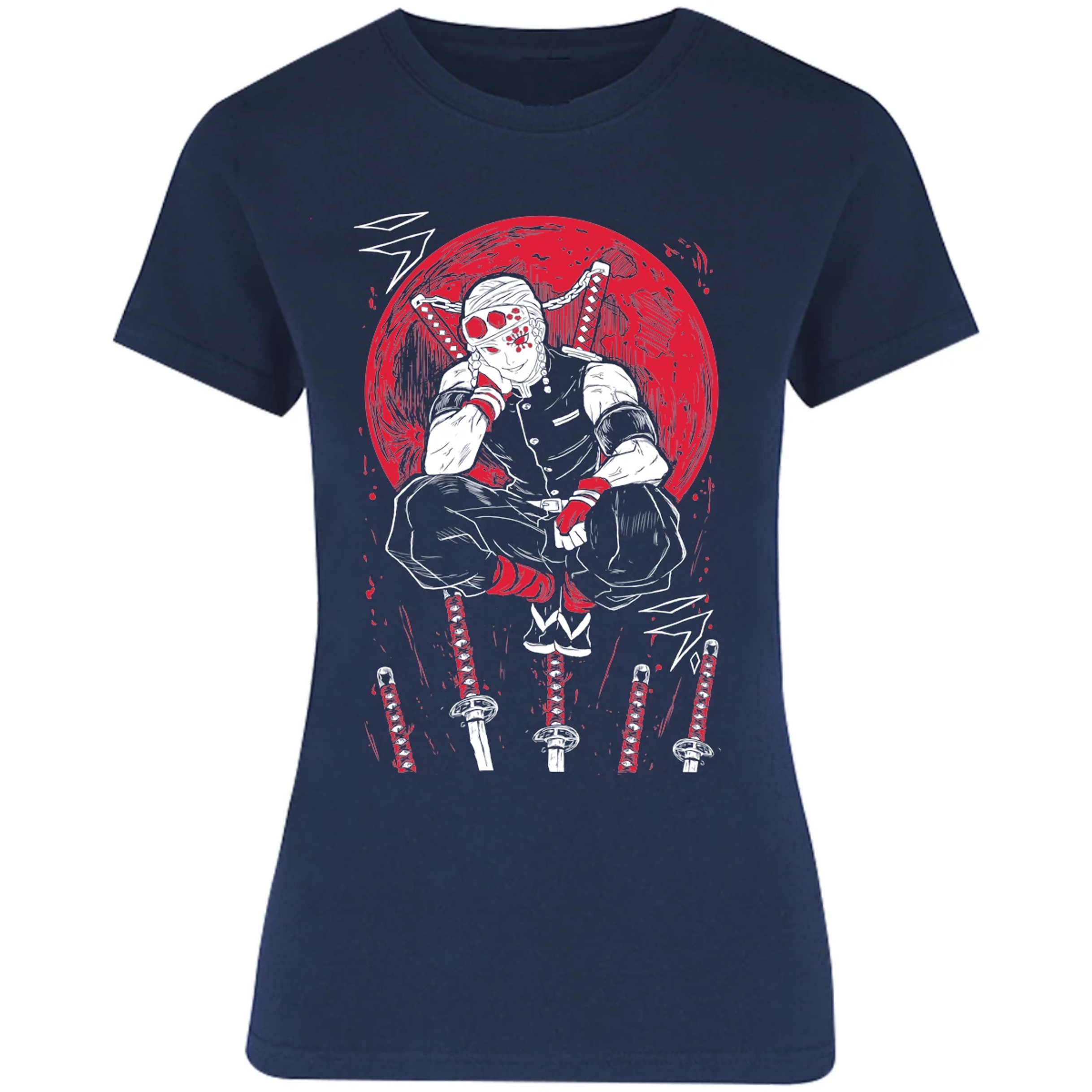 Blusa Demon Slayer Uzui S Blusa para Mujer 6