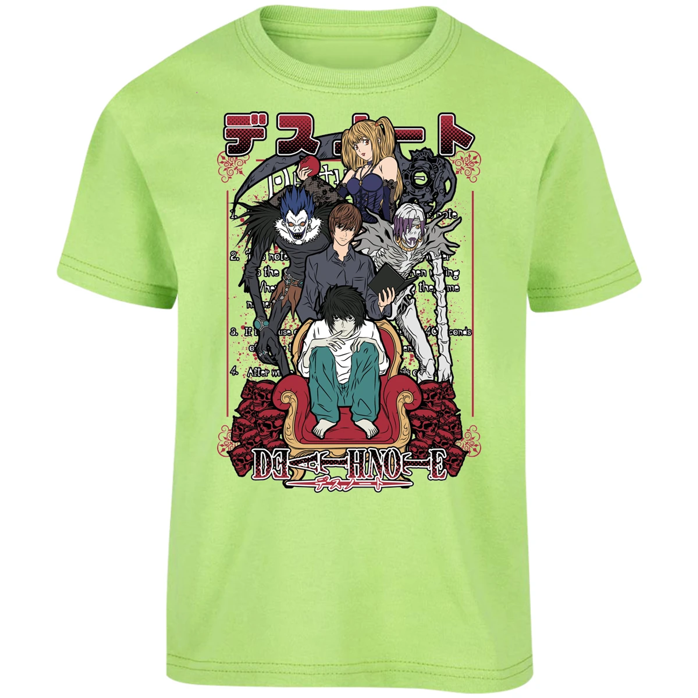 Playera Dragon Ball Death Note Anime para Niño 17