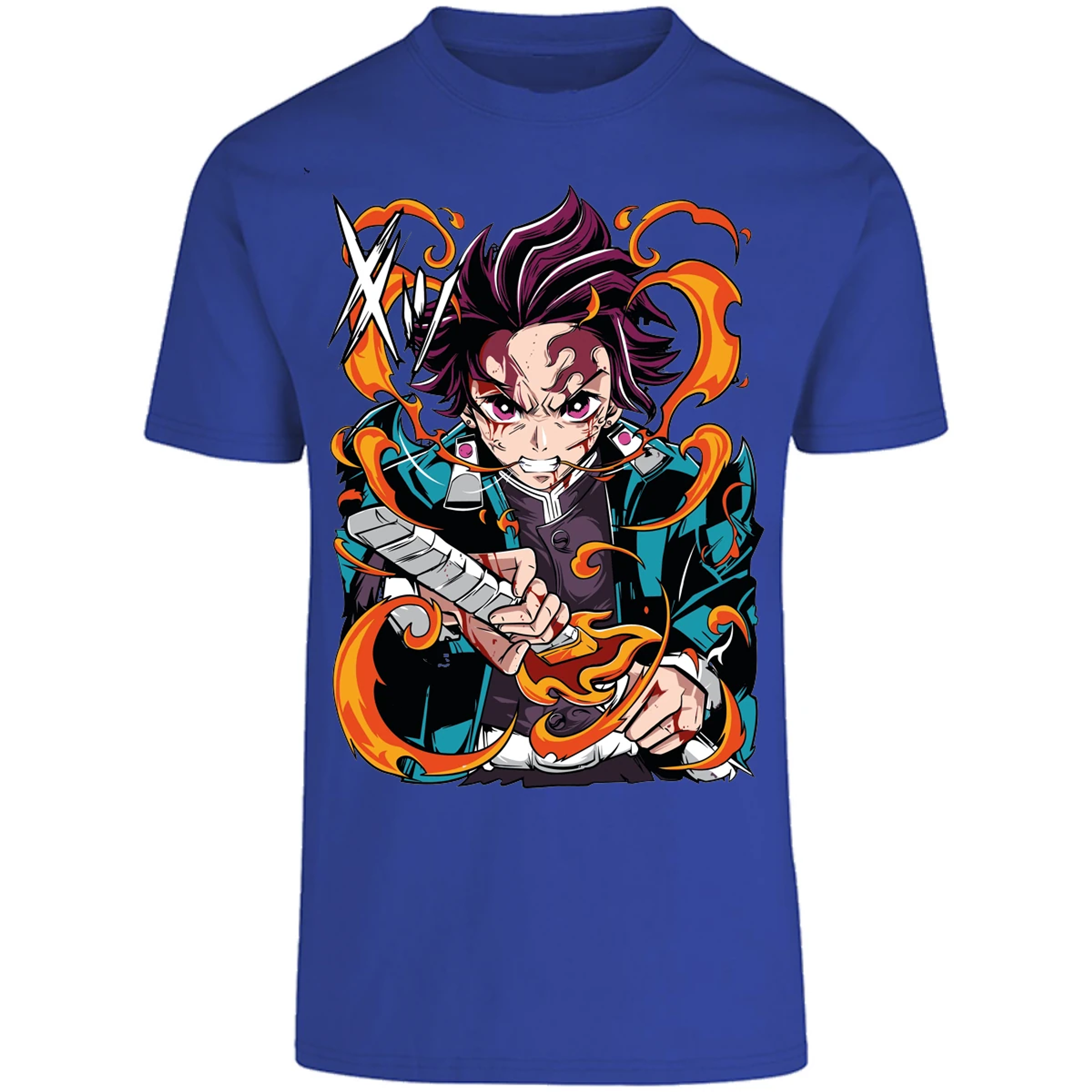 Playera Demon Slayer Tanjiro Kamado Breath para Adulto 26