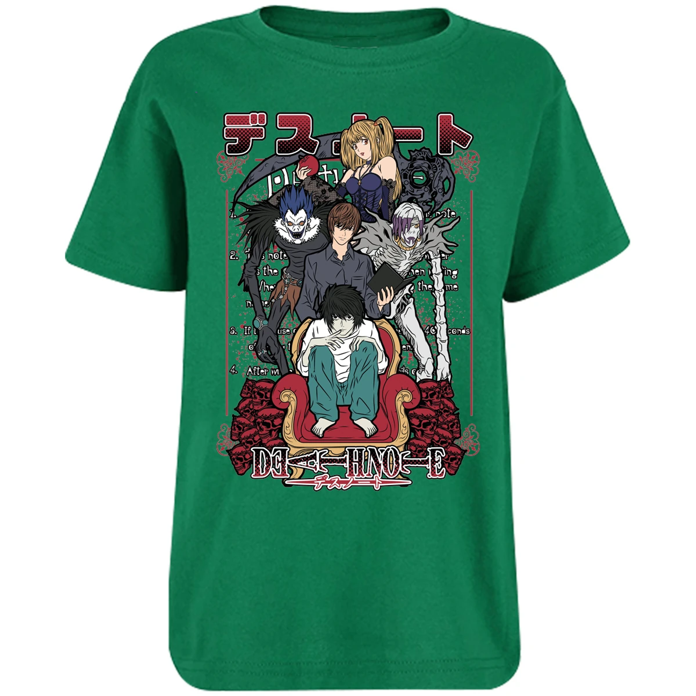 Playera Dragon Ball Death Note Anime para Niño 5