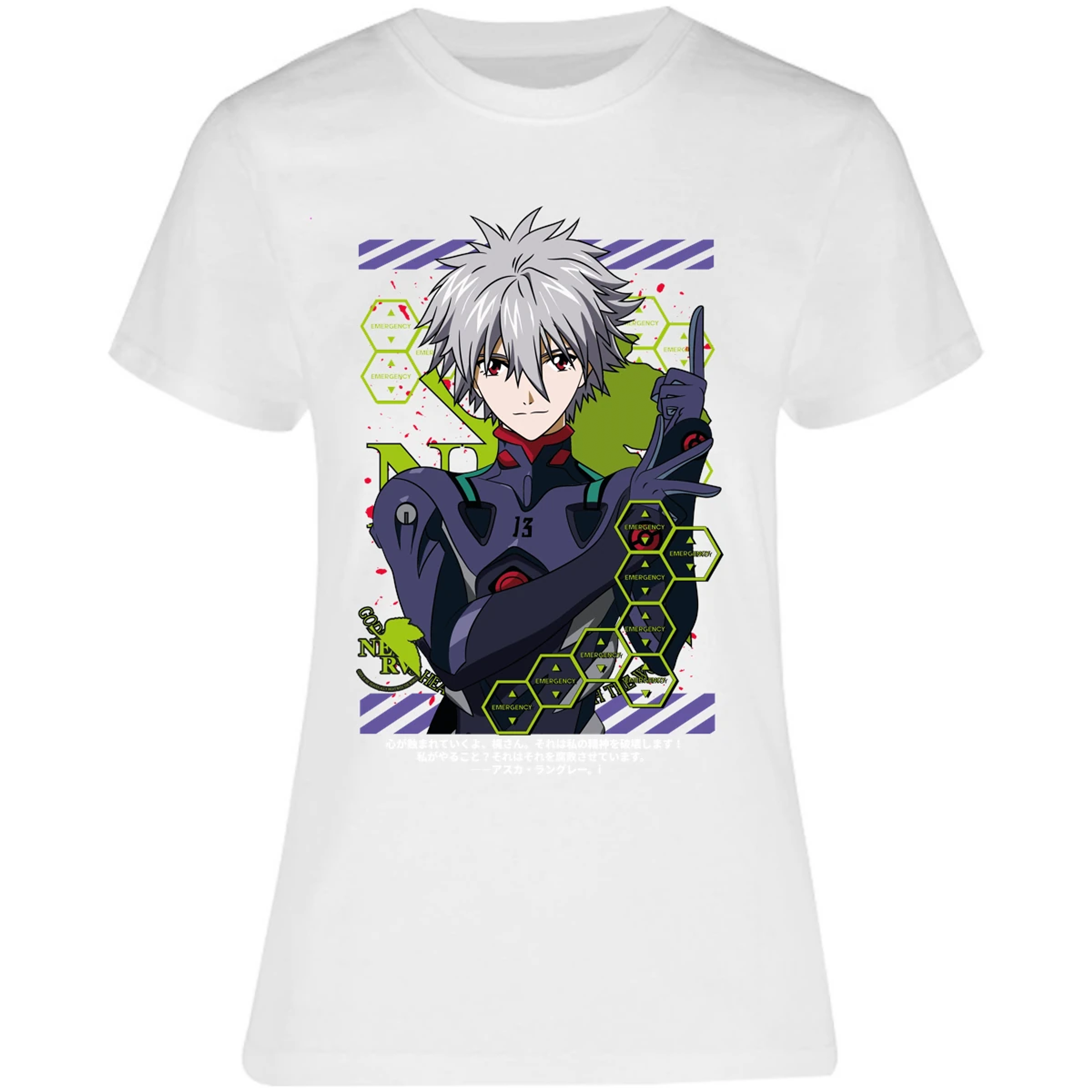 Blusa Evangelion Kagoru Blusa para Mujer 18