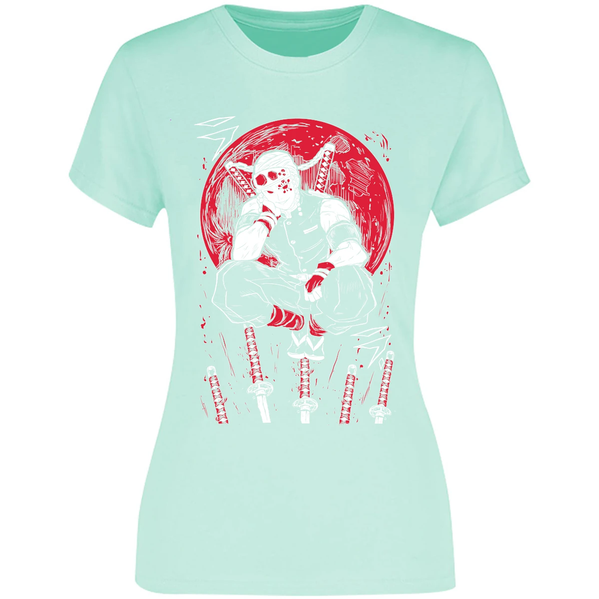 Blusa Demon Slayer Uzui S Blusa para Mujer 15