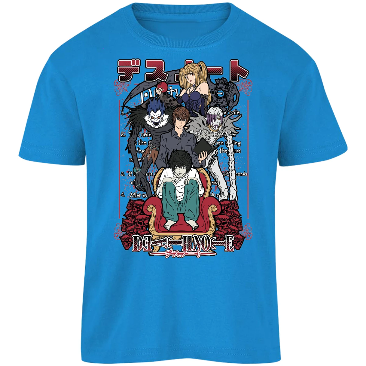 Playera Dragon Ball Death Note Anime para Niño 9