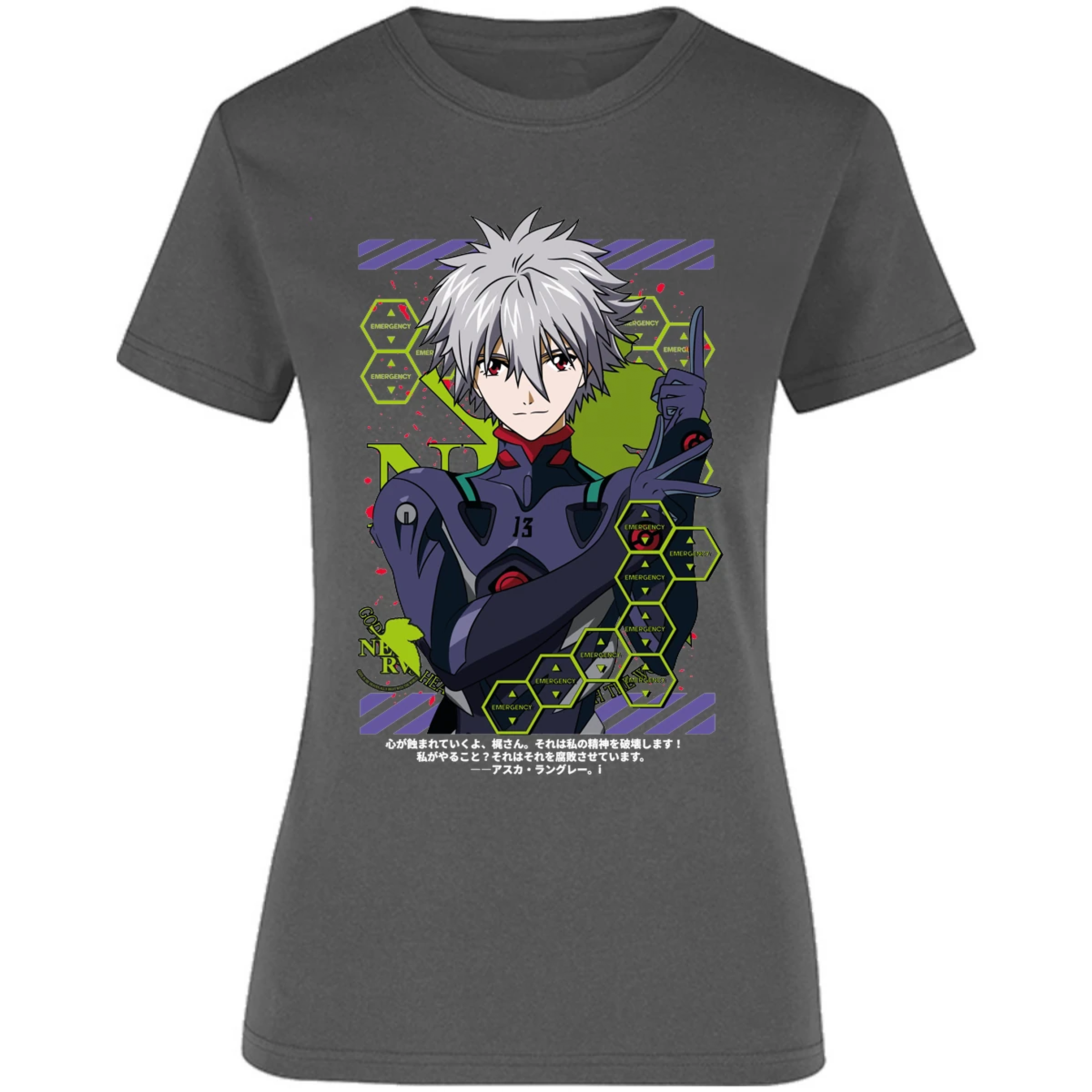 Blusa Evangelion Kagoru Blusa para Mujer 4
