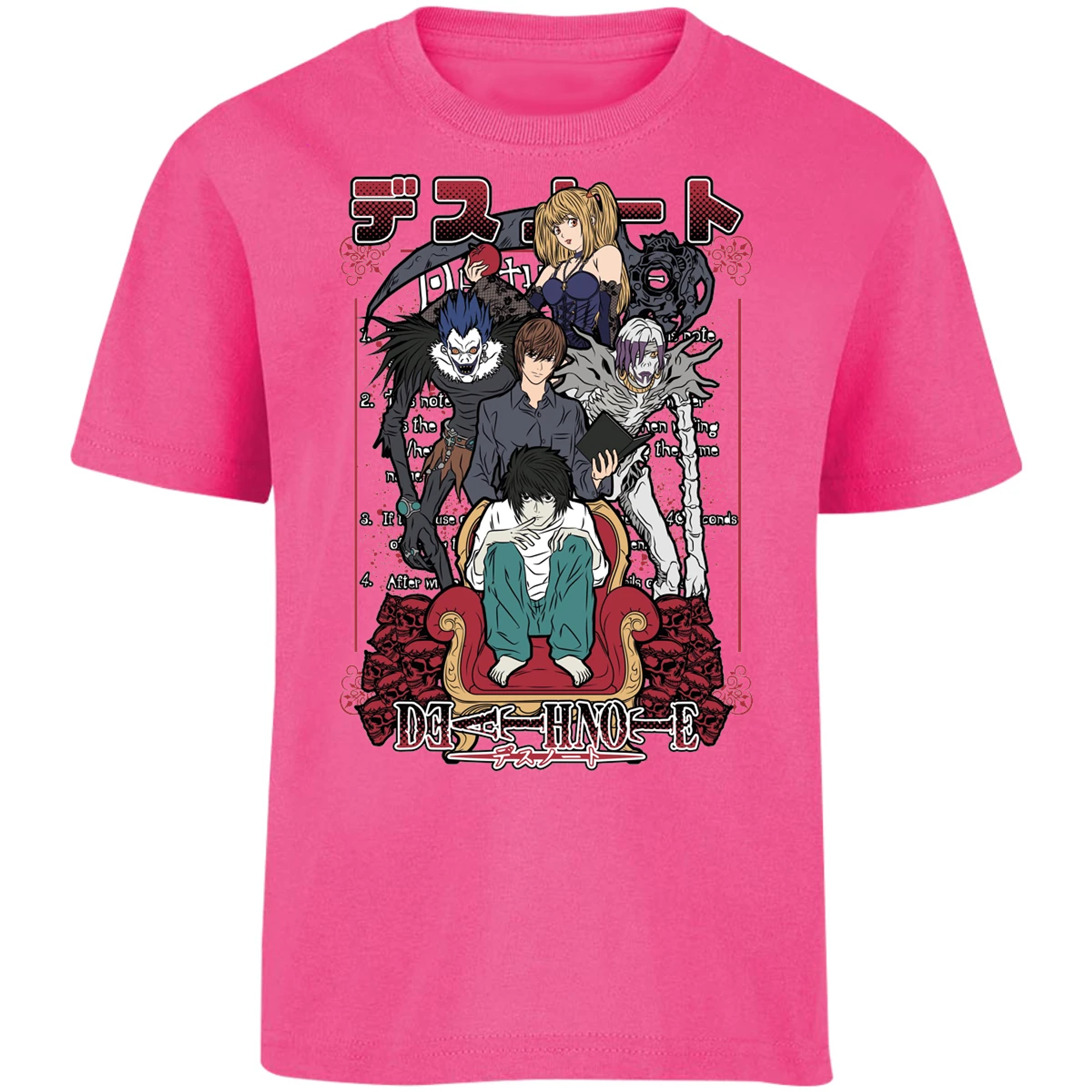Playera Dragon Ball Death Note Anime para Niño 4