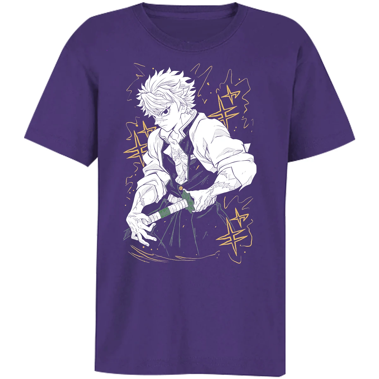 Playera Demon Slayer Sanemi Kny para Niño 10