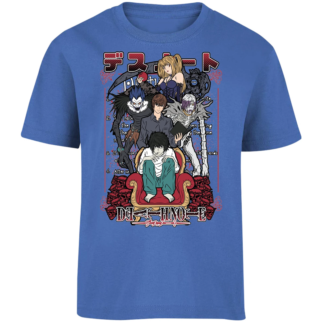 Playera Dragon Ball Death Note Anime para Niño 12