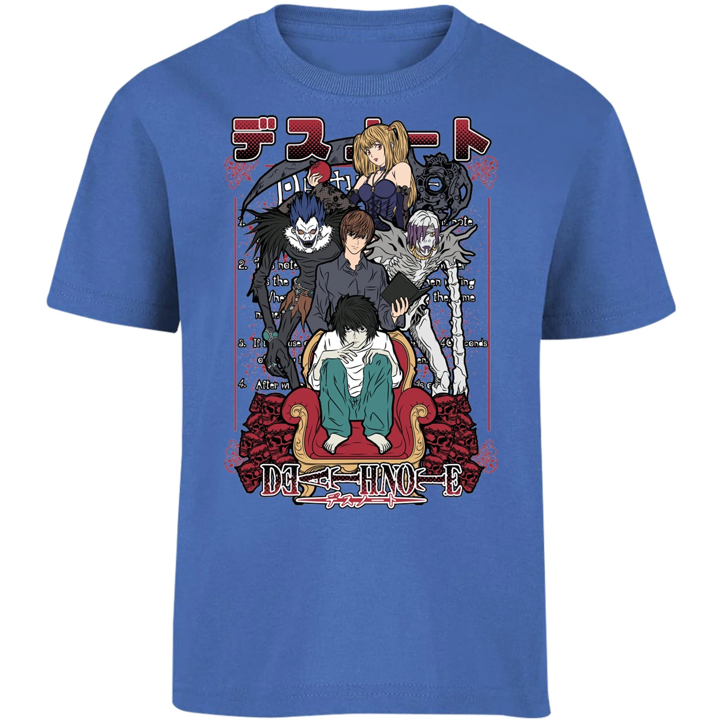 Playera Dragon Ball Death Note Anime para Niño 12