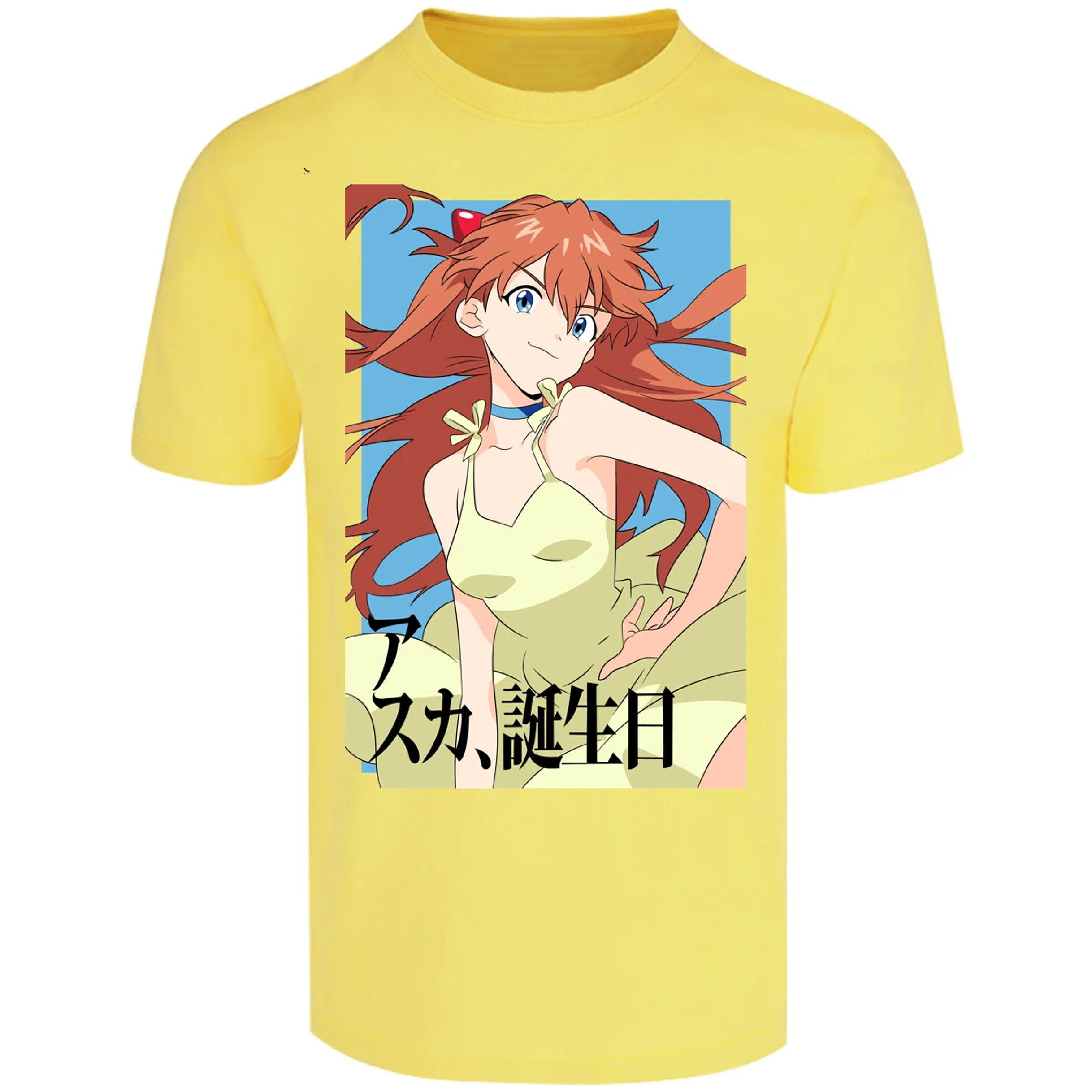 Playera Evangelion Asuka Anime para Adulto 18