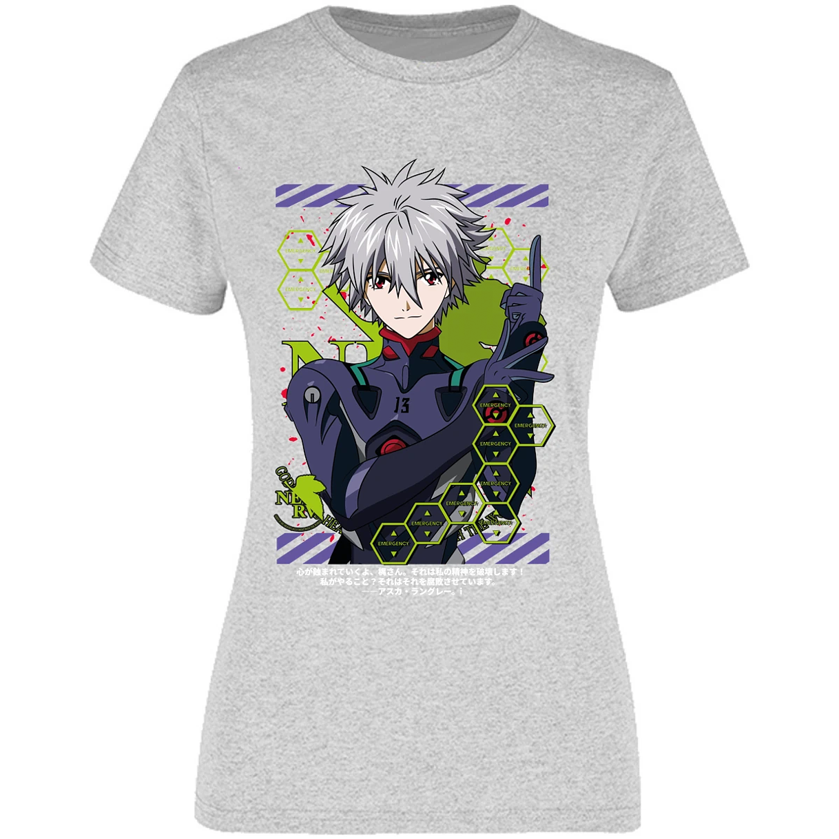 Blusa Evangelion Kagoru Blusa para Mujer 15