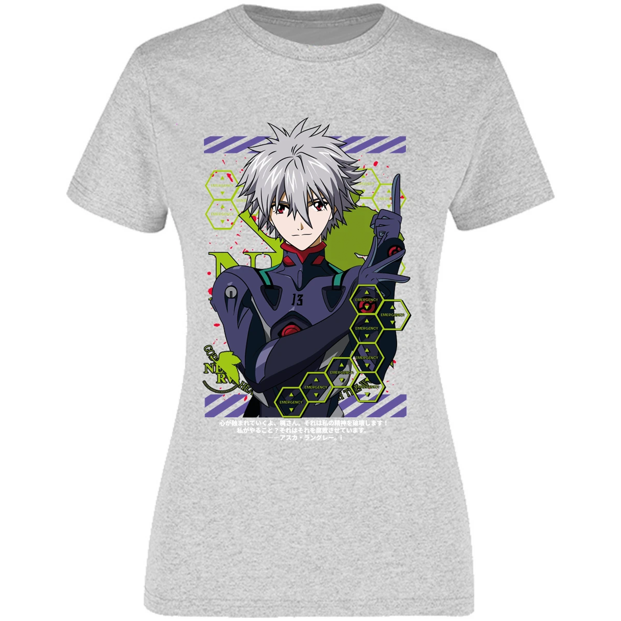Blusa Evangelion Kagoru Blusa para Mujer 15