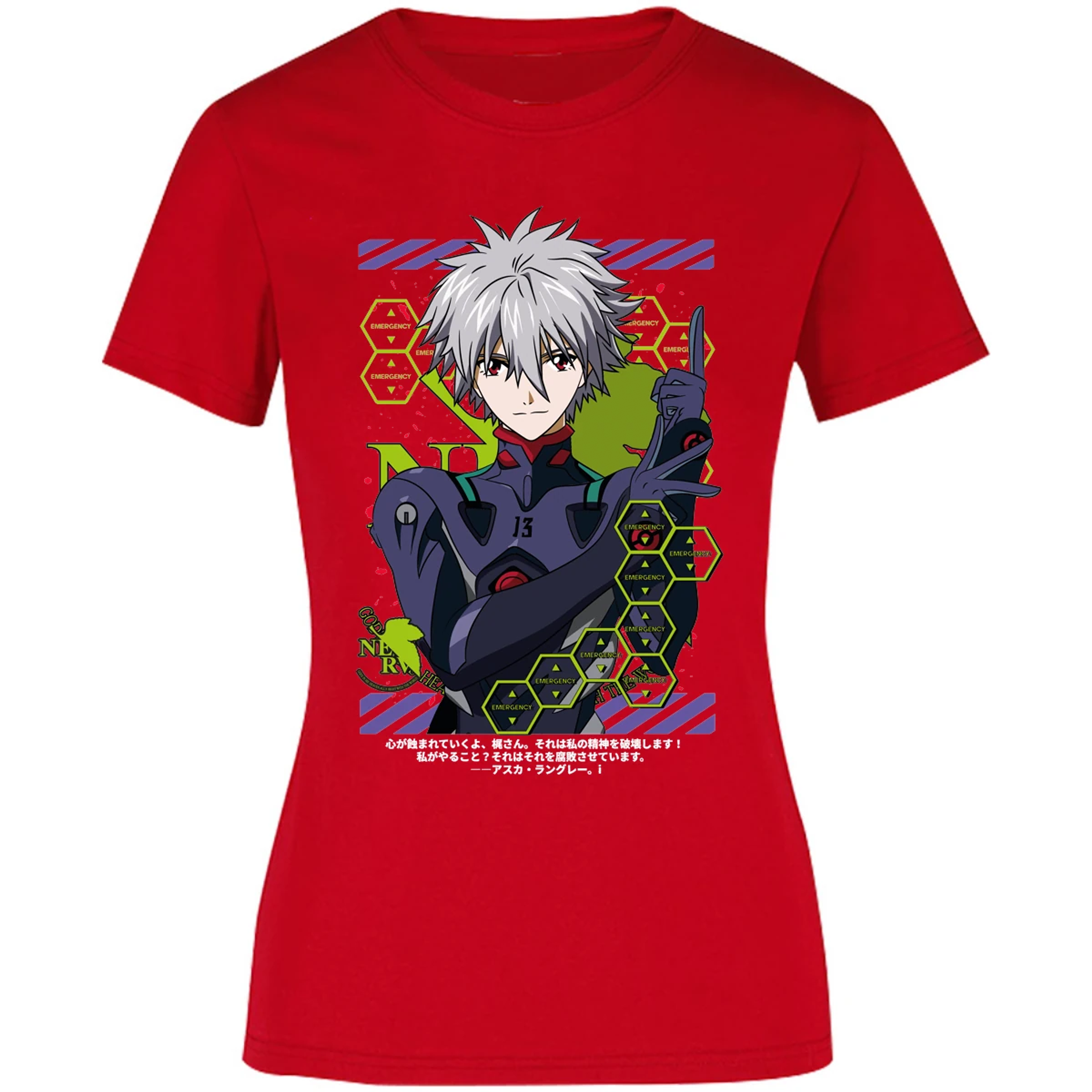 Blusa Evangelion Kagoru Blusa para Mujer 1